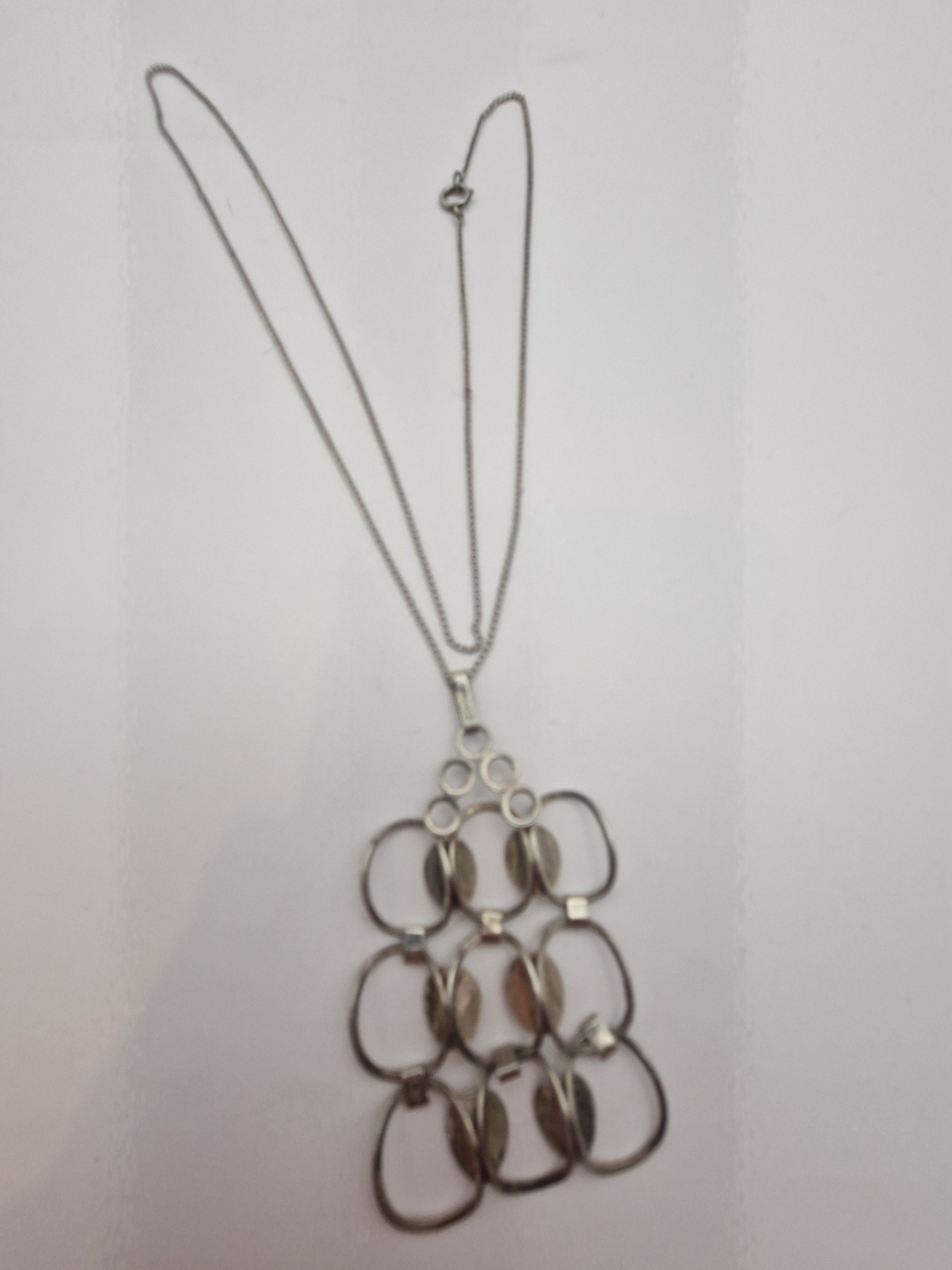 Sølvsmykke 925 med anheng – Asbjørn Birkelund bakside