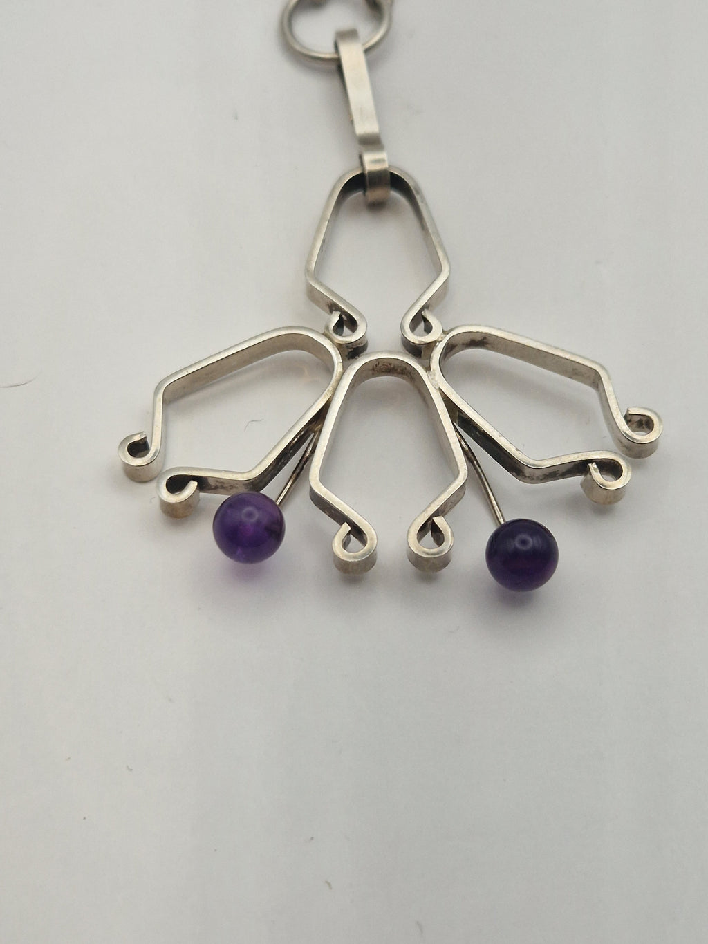 Detalj av anheng i 925 sterling sølv