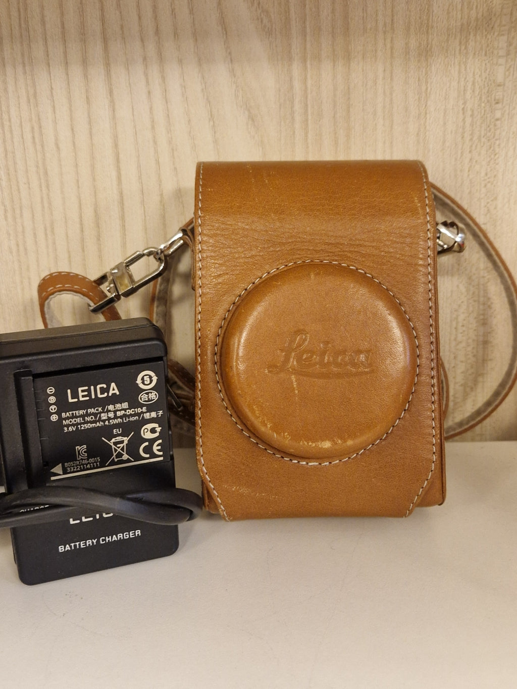 Original Leica skinnveske