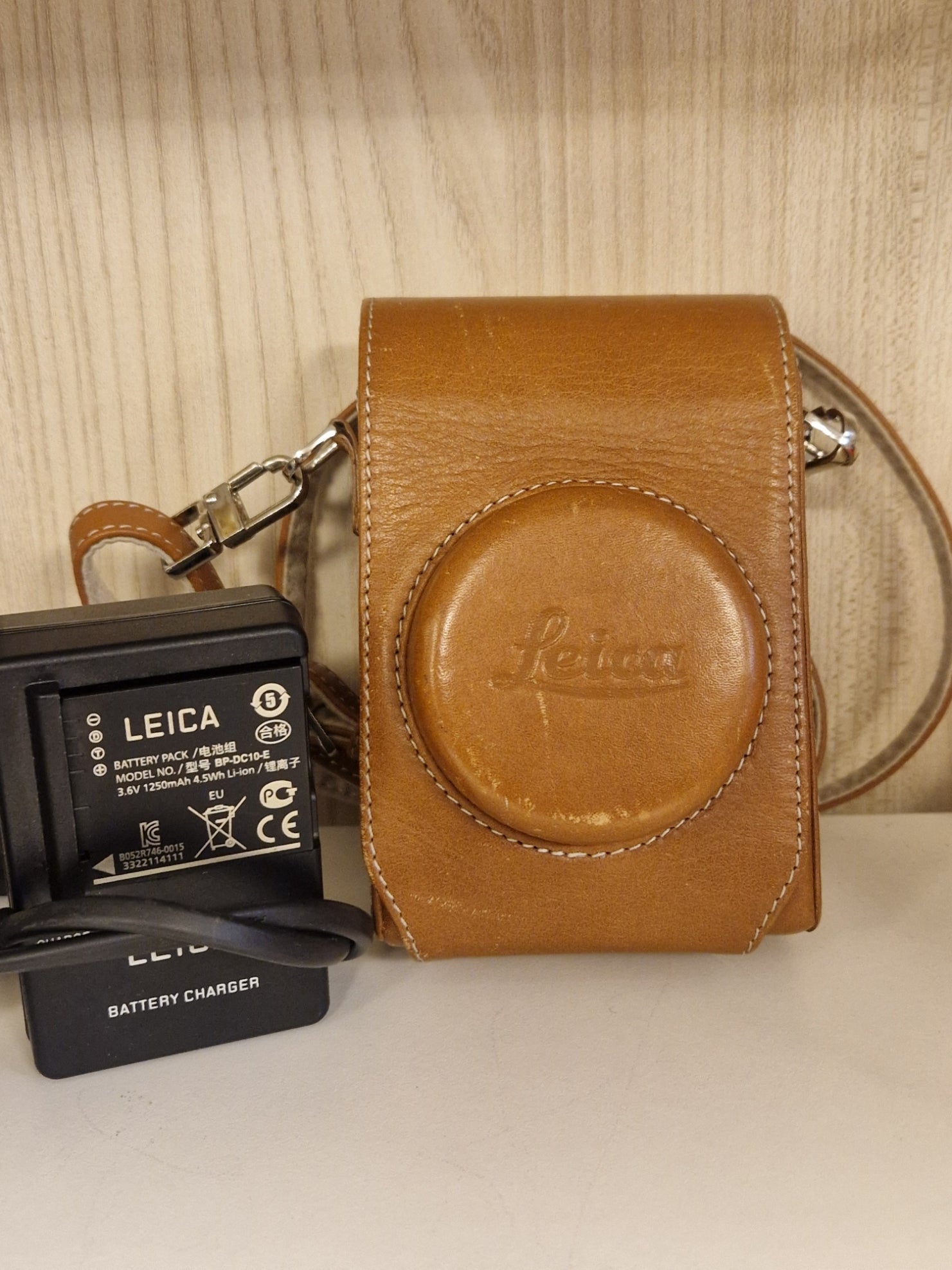 Original Leica skinnveske