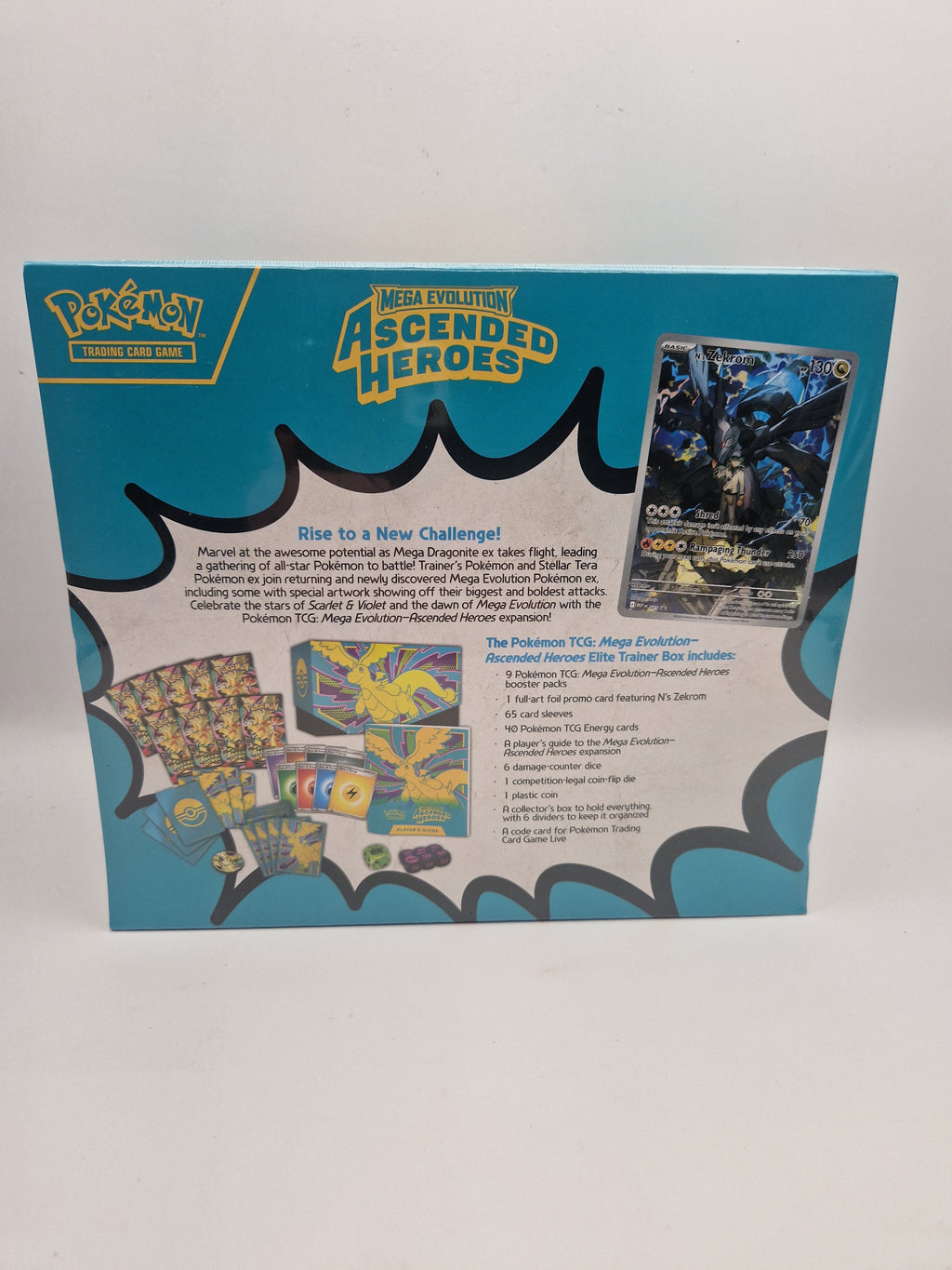 Bakside med oversikt over innhold