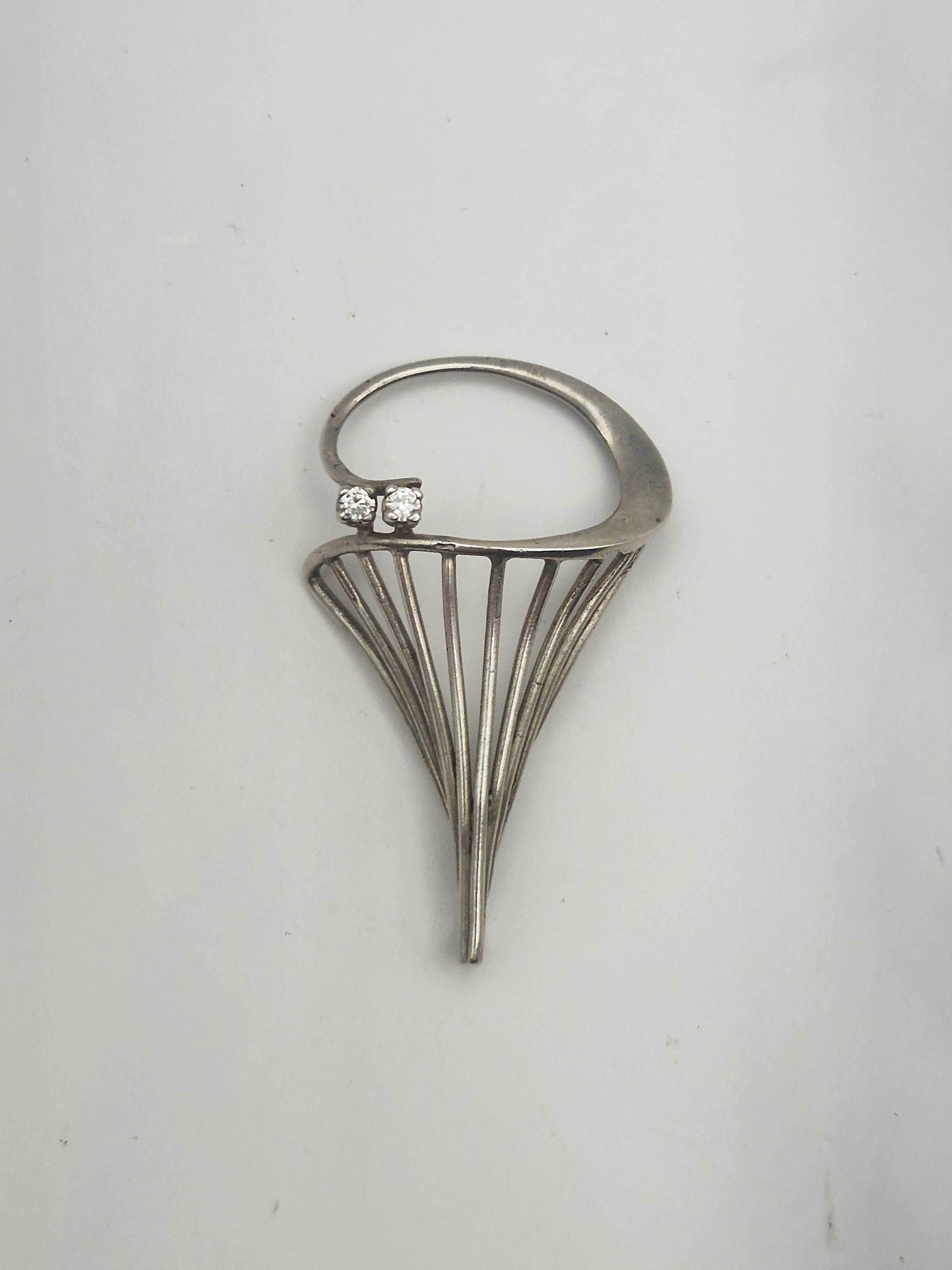 Per Dåvik smykke i 925 sølv – front