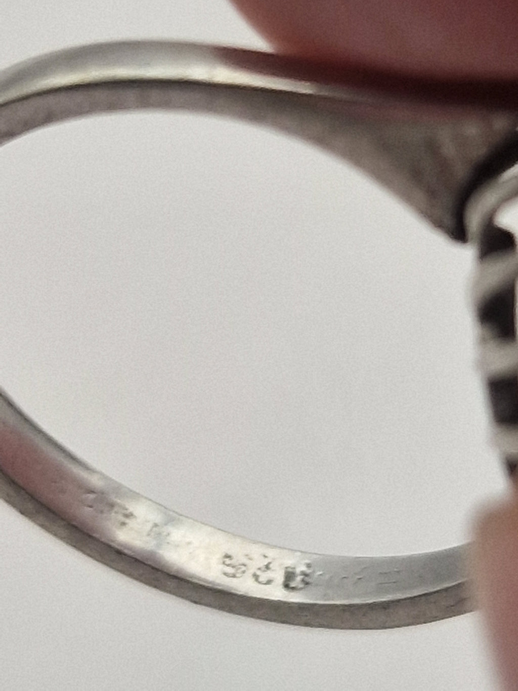 Stempel 925 på innsiden