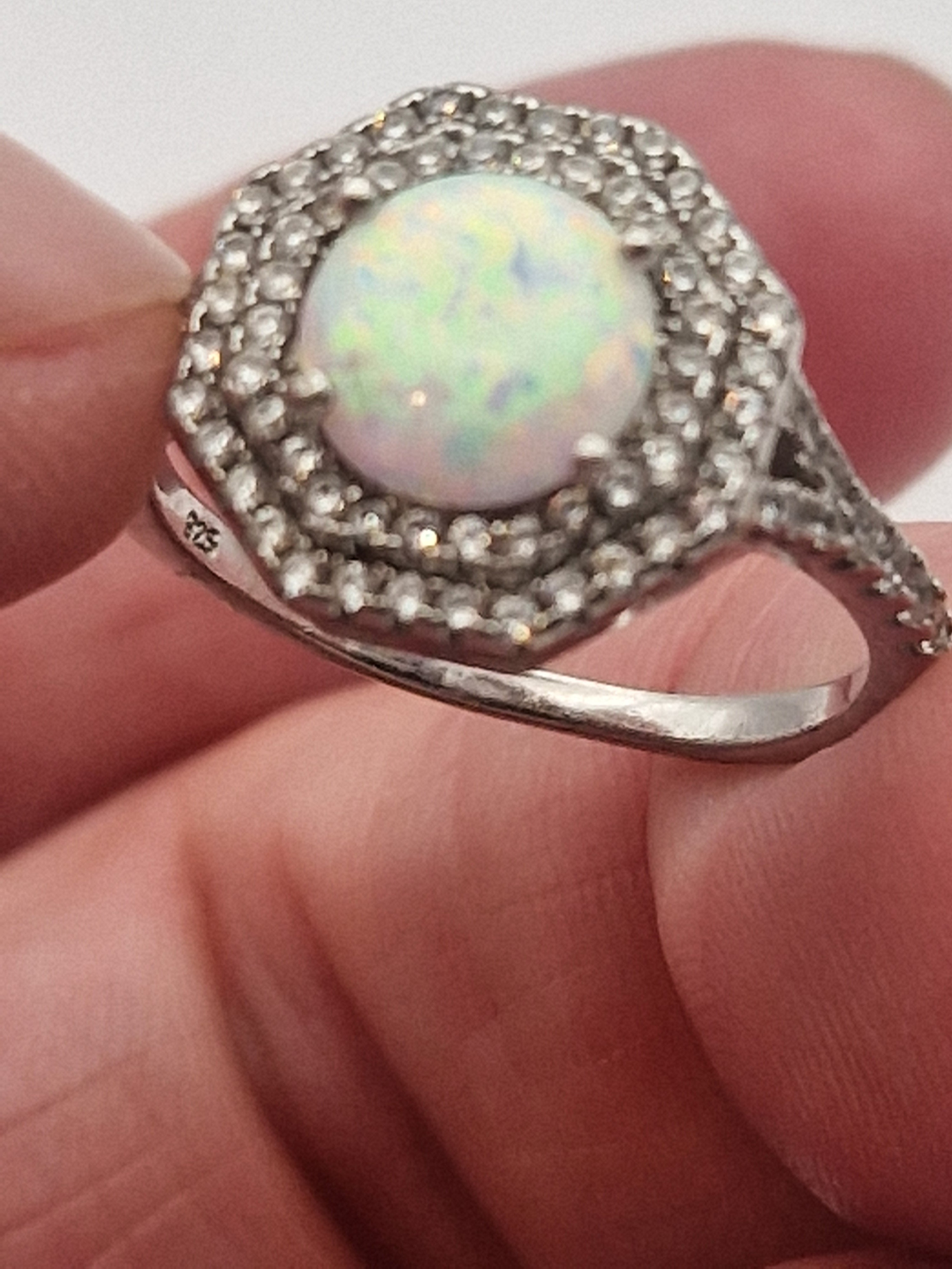 Nærbilde av halo-detaljer