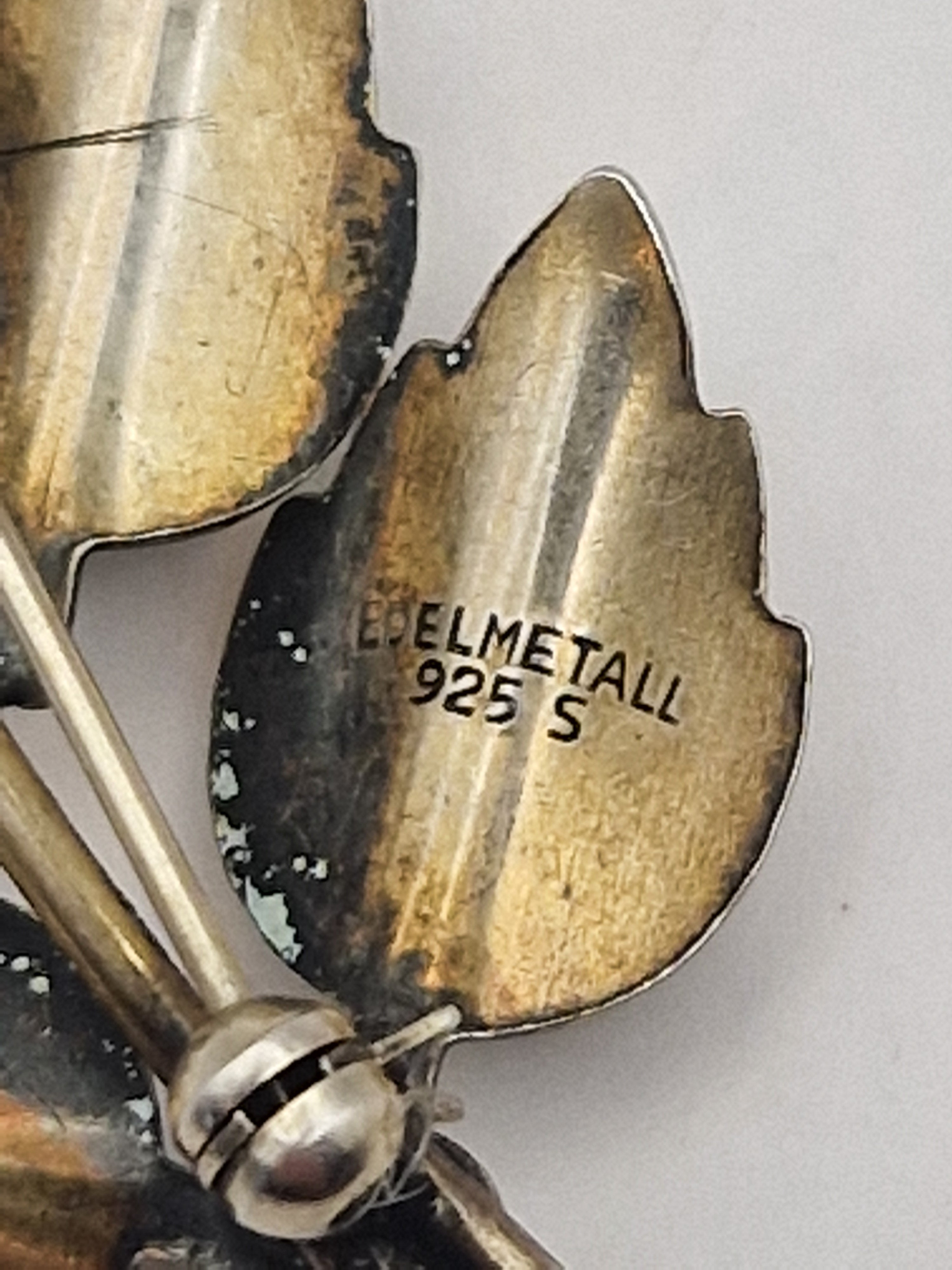 Nærbilde av stempel EDELMETALL 925 S