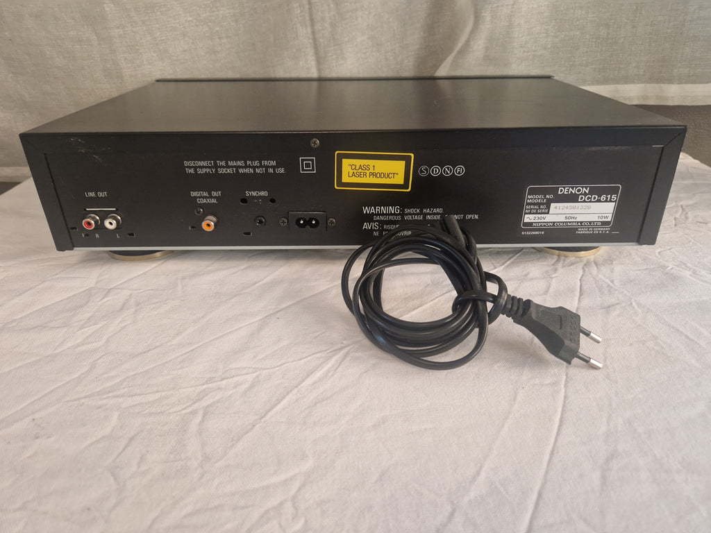 Bakside med tilkoblinger og digital utgang