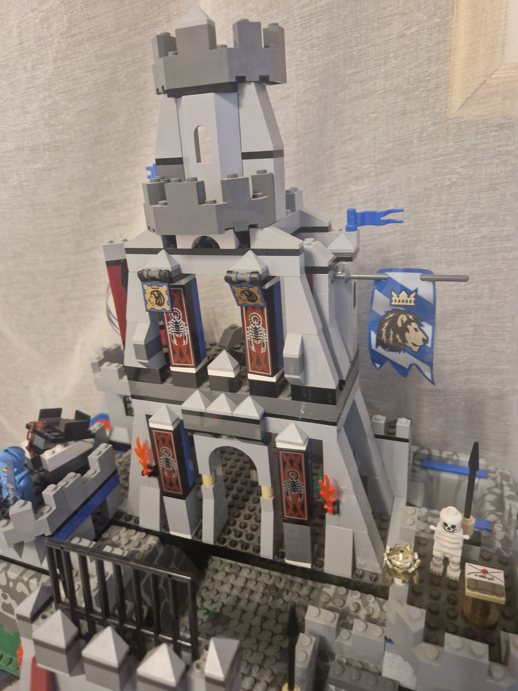 Oversikt over borgens øvre tårn