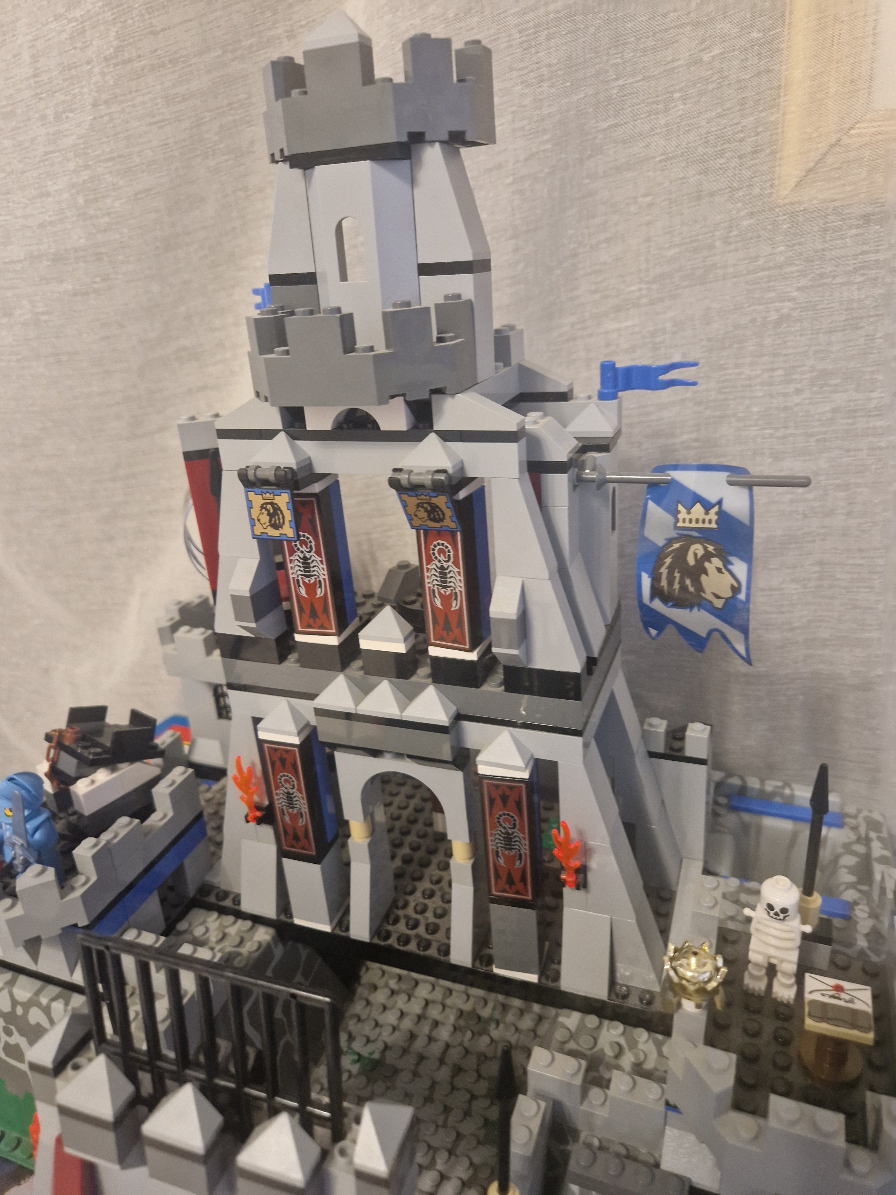 Oversikt over borgens øvre tårn