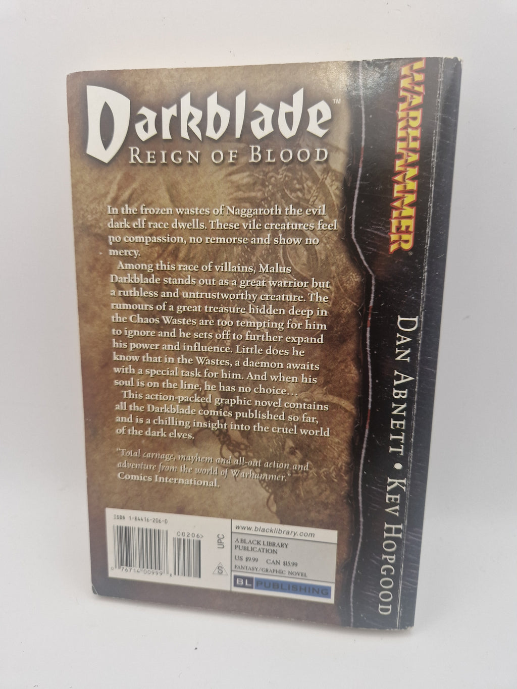 Bakside med handlingsbeskrivelse