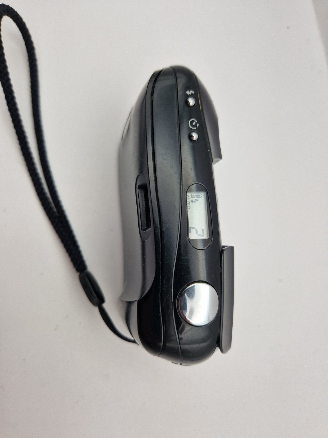 Kameraets overside med LCD-display og betjeningsknapper