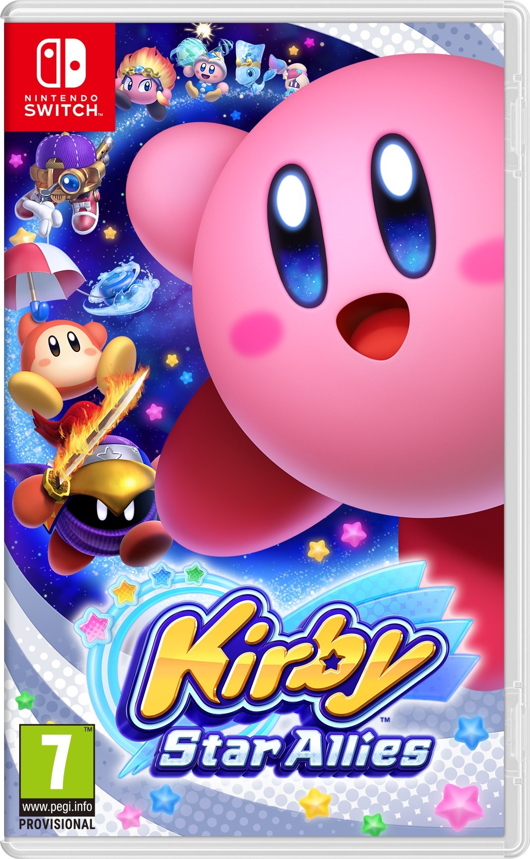 Kirby Star Allies Nintendo Switch PAL front cover