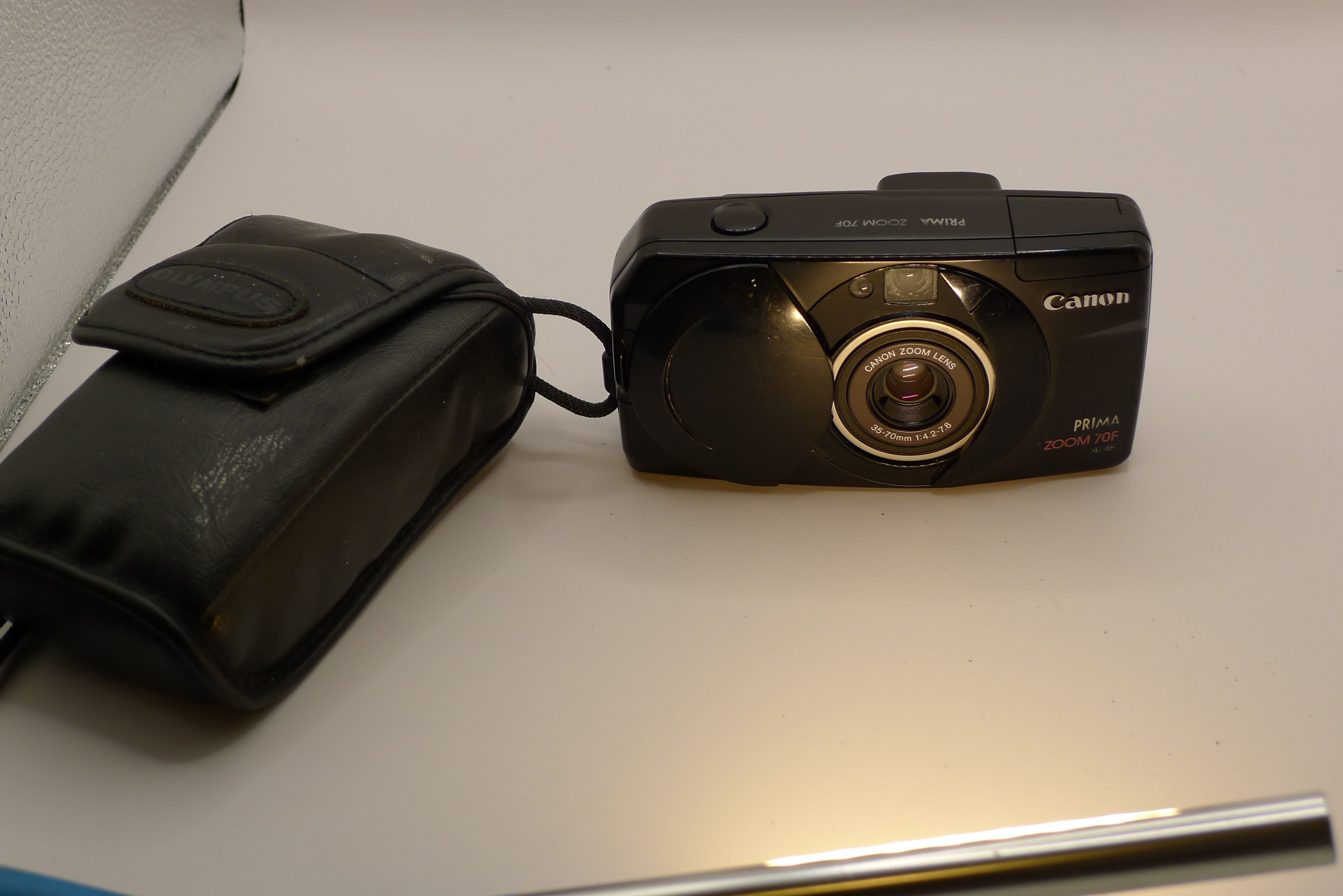 Canon Prima Zoom 70F – kompakt 35 mm filmkamera i god stand 📷