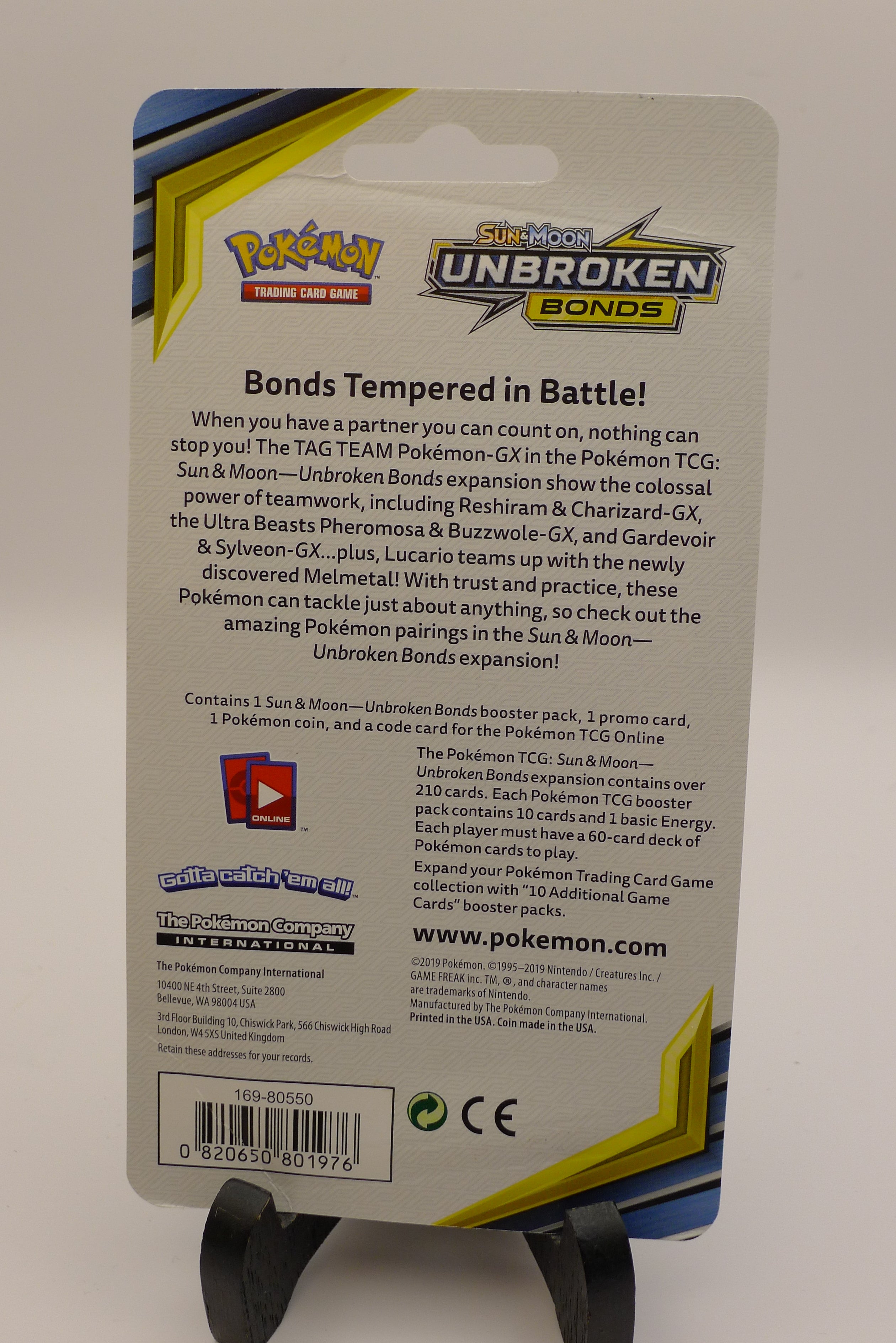 Pokémon Sun & Moon – Unbroken Bonds Blister Booster Pack | Pikachu Promo | Sealed