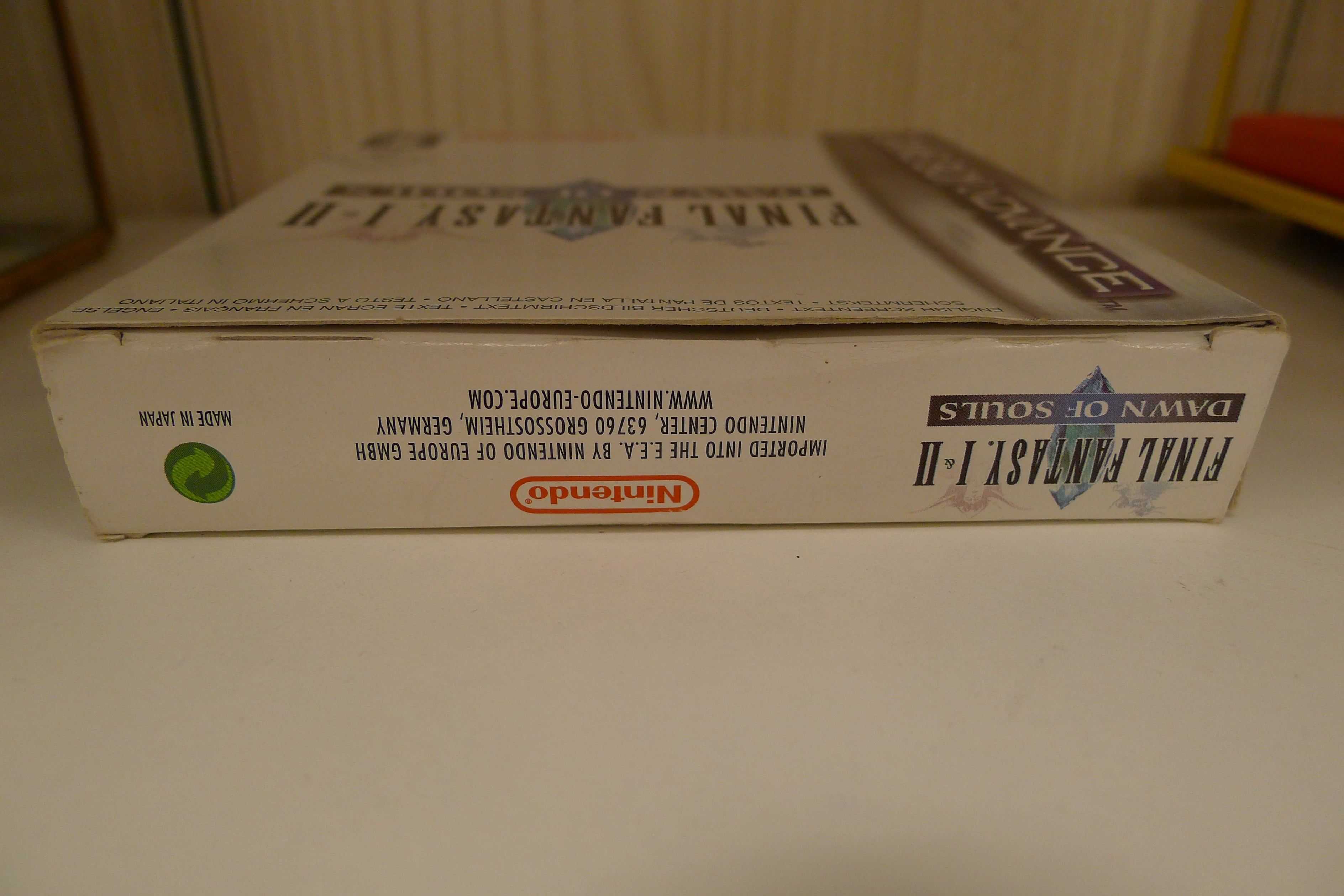 Final Fantasy I & II: Dawn of Souls – Game Boy Advance (PAL, CIB) | Selges