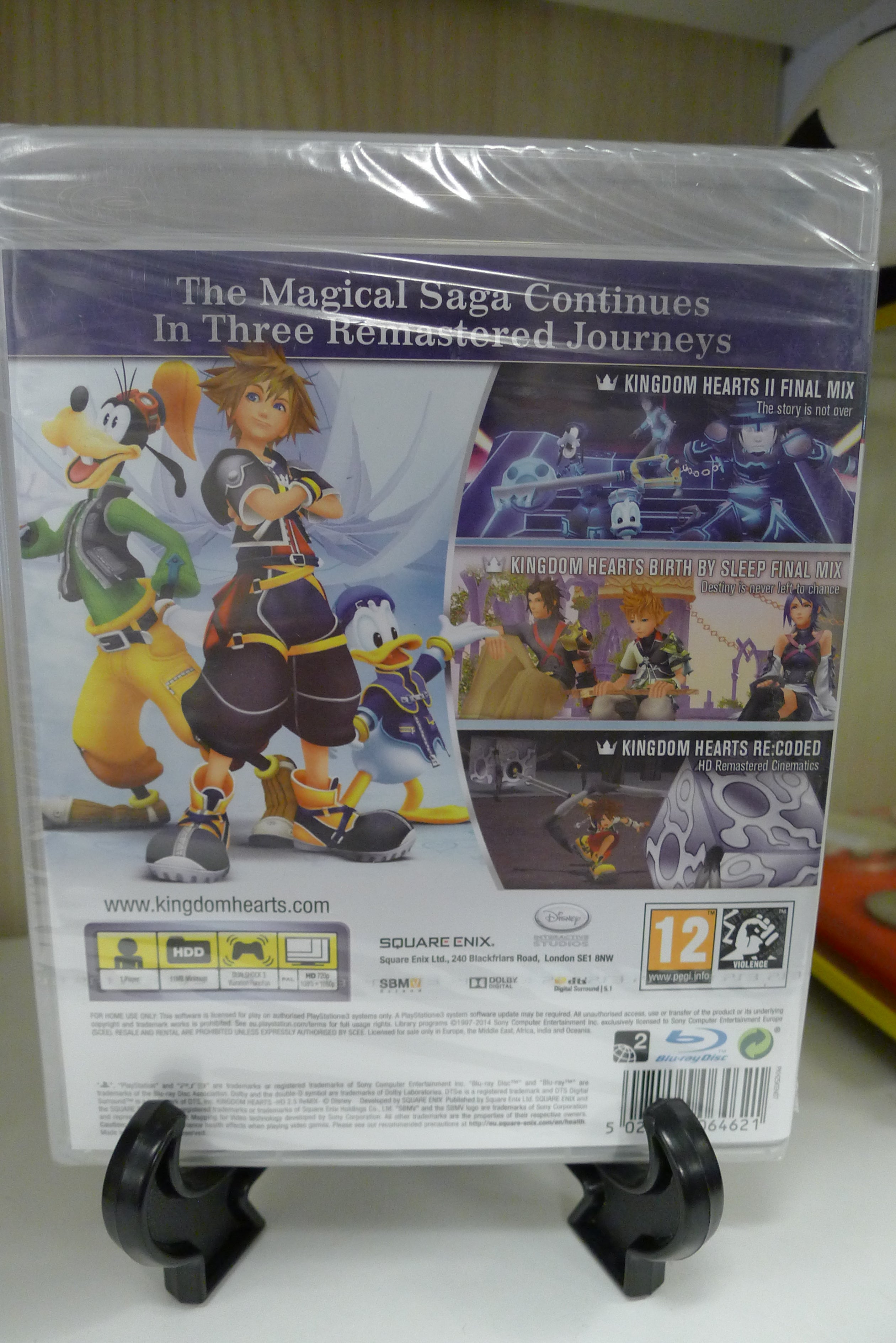 Kingdom Hearts HD 2.5 ReMIX – PlayStation 3 (PAL, NYTT I PLAST) | Selges