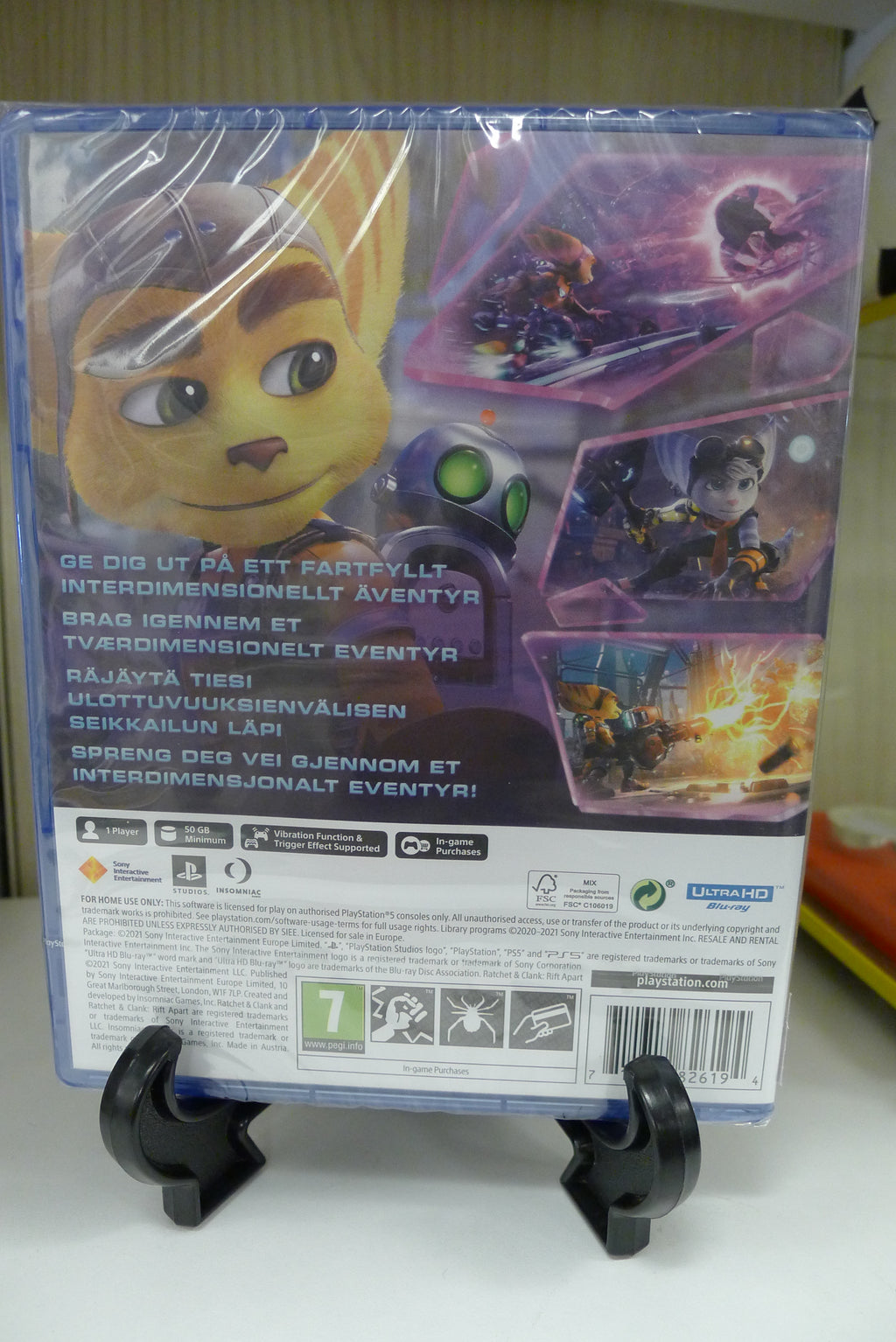 Ratchet & Clank: Rift Apart – PlayStation 5 (NYTT I PLAST / SEALED) | Selges