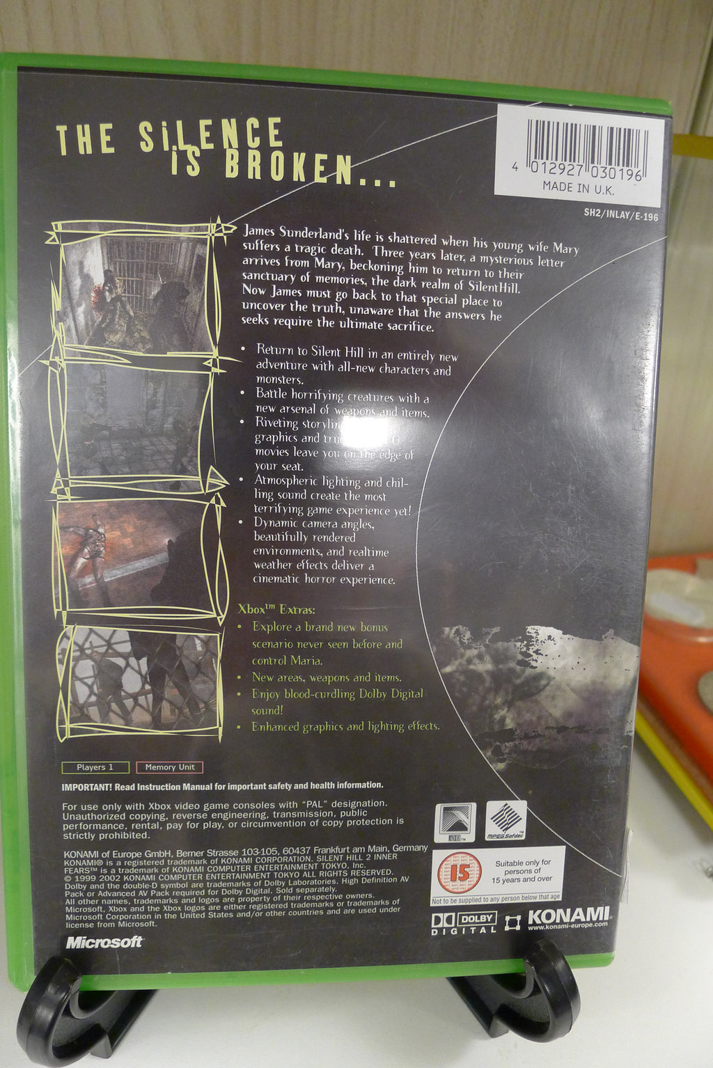 Silent Hill 2 – Xbox Classic (PAL, Pent brukt / CIB) | Selges