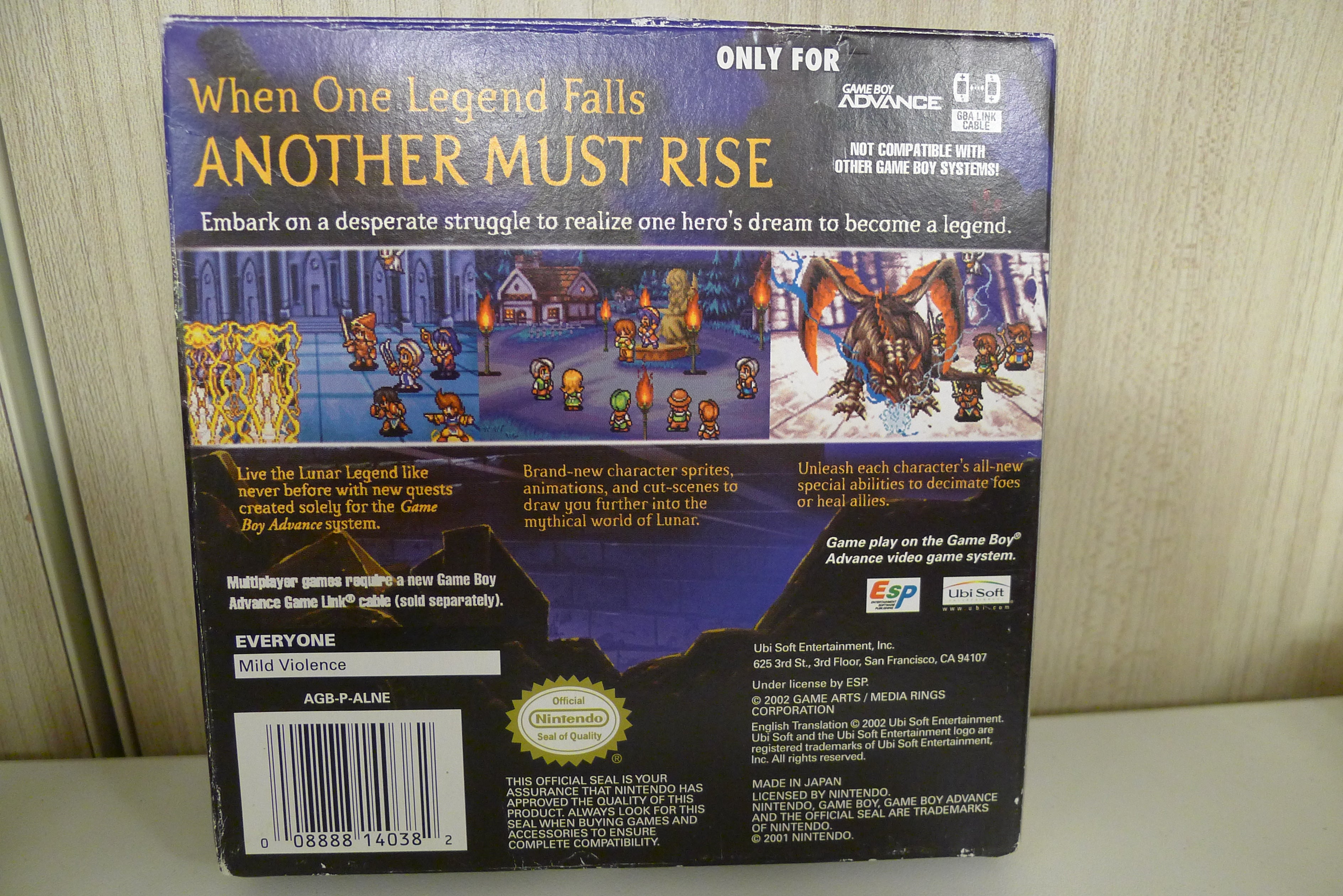 Lunar Legend – Game Boy Advance (NTSC-USA, CIB) | Selges