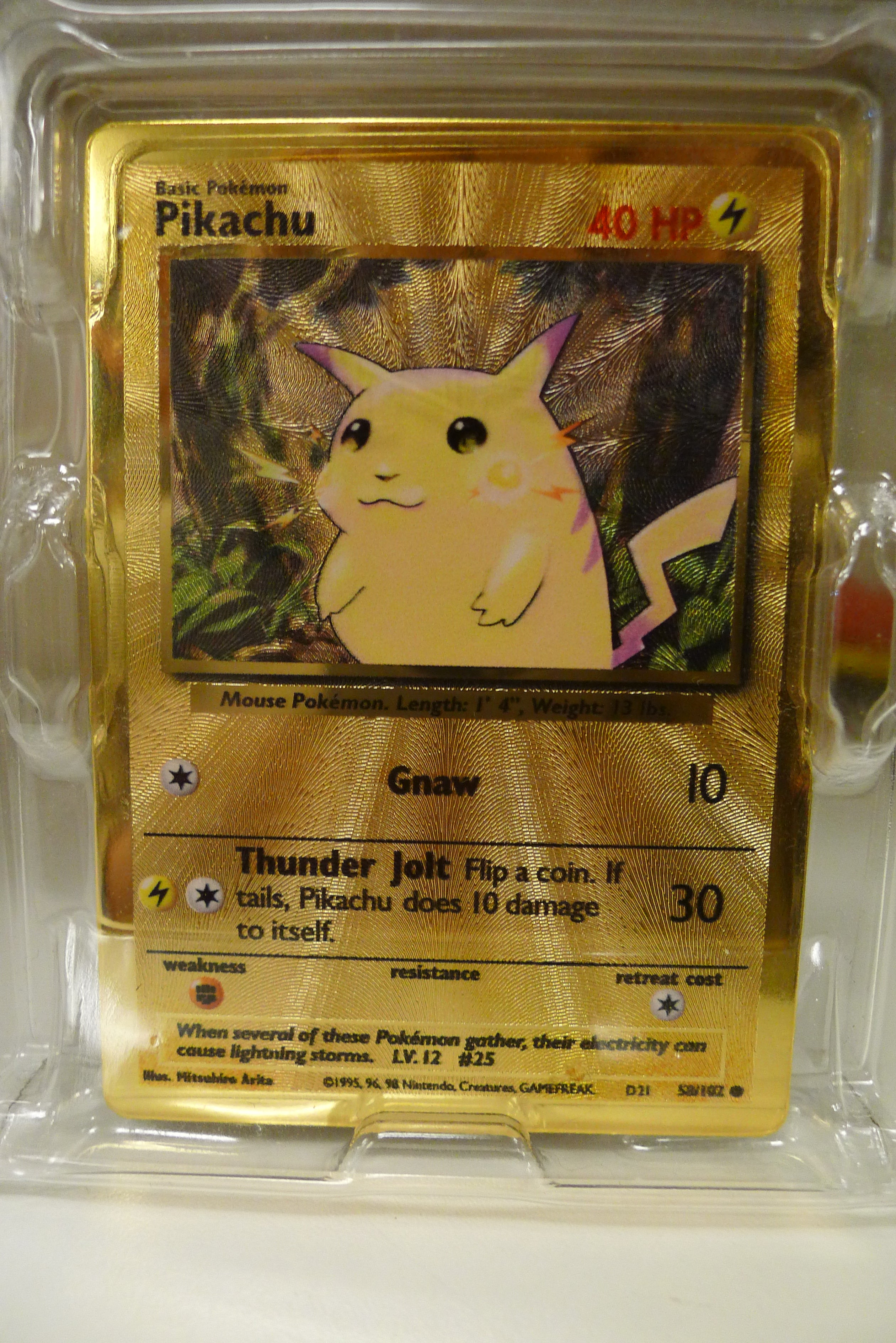 Pokémon Pikachu Metallkort – Celebrations Ultra-Premium Collection (UPC) | Selges