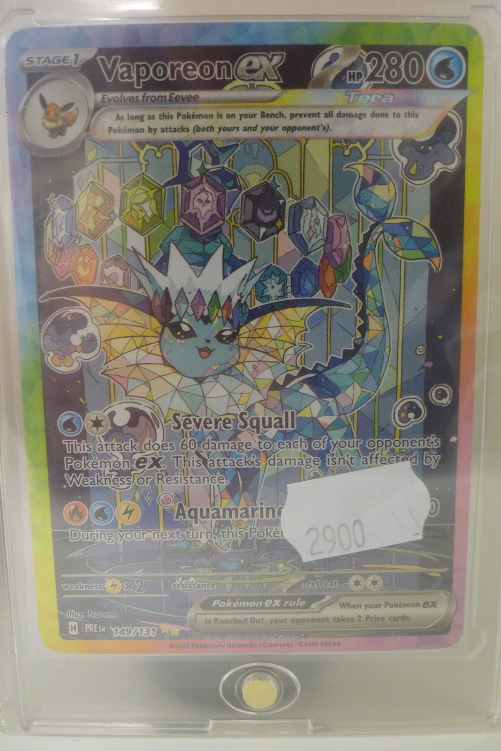 Vaporeon ex #149 – Prismatic Collection (Pokémon TCG) | Selges