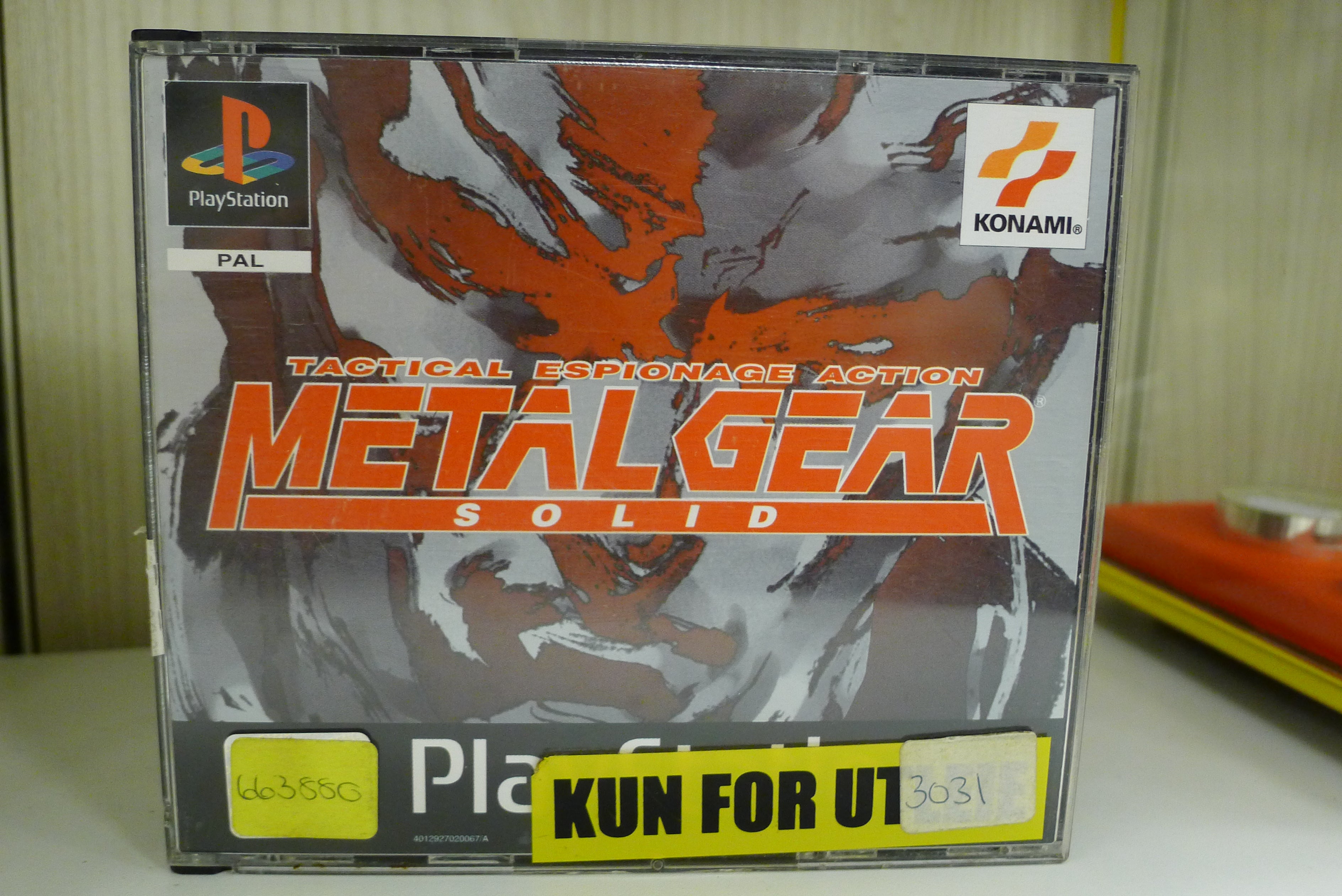 Metal Gear Solid (PS1, PAL) – Komplett | Pent brukt