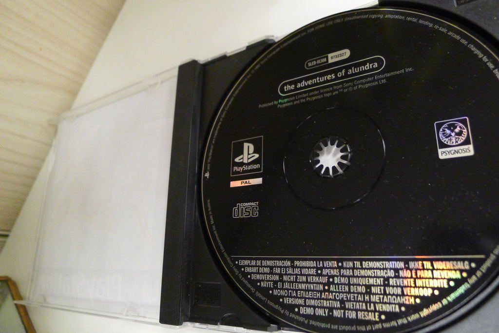 The Adventures of Alundra – PlayStation 1 (PS1) – PAL – Demo Disc – Sjeldent Samlerobjekt