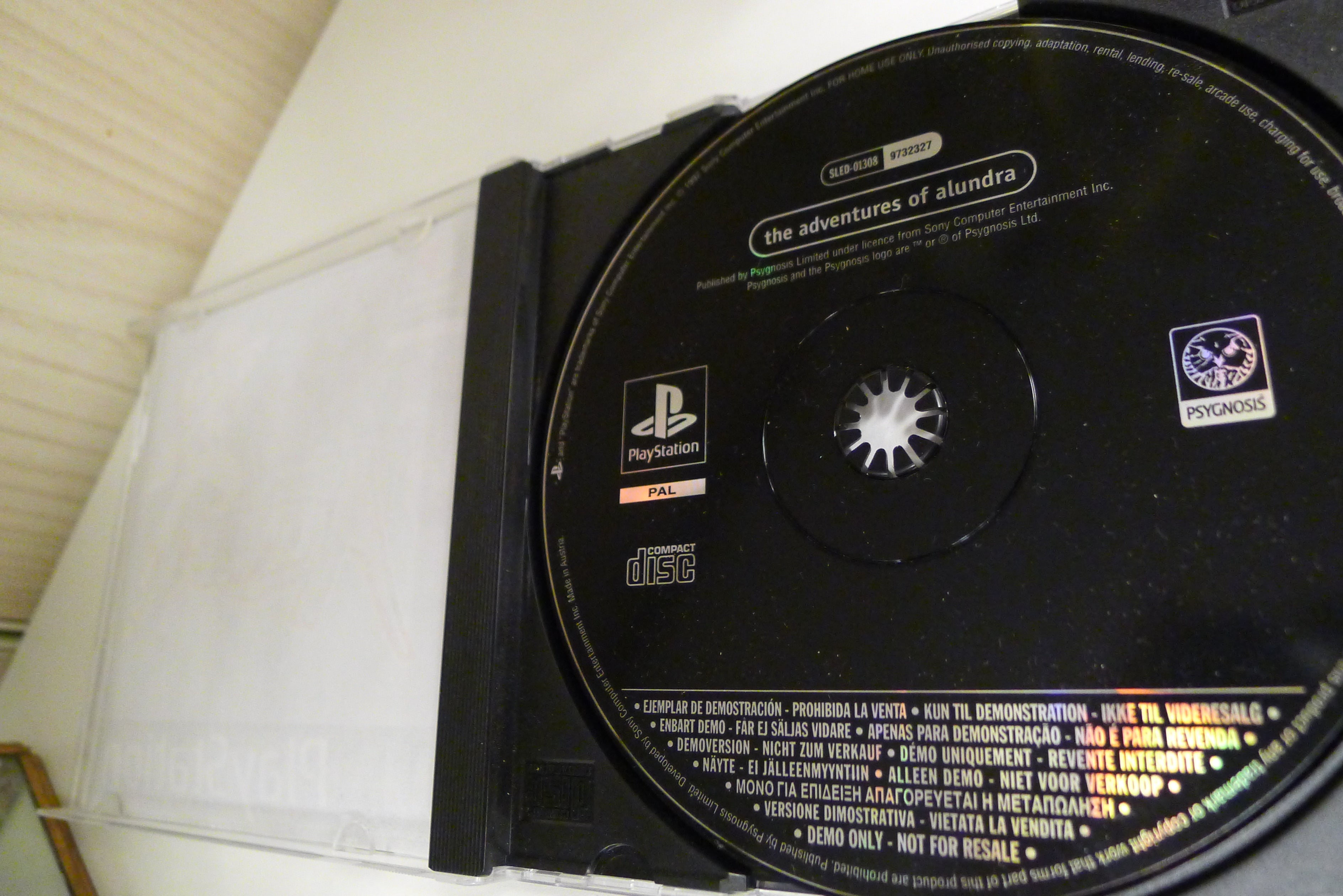 The Adventures of Alundra – PlayStation 1 (PS1) – PAL – Demo Disc – Sjeldent Samlerobjekt