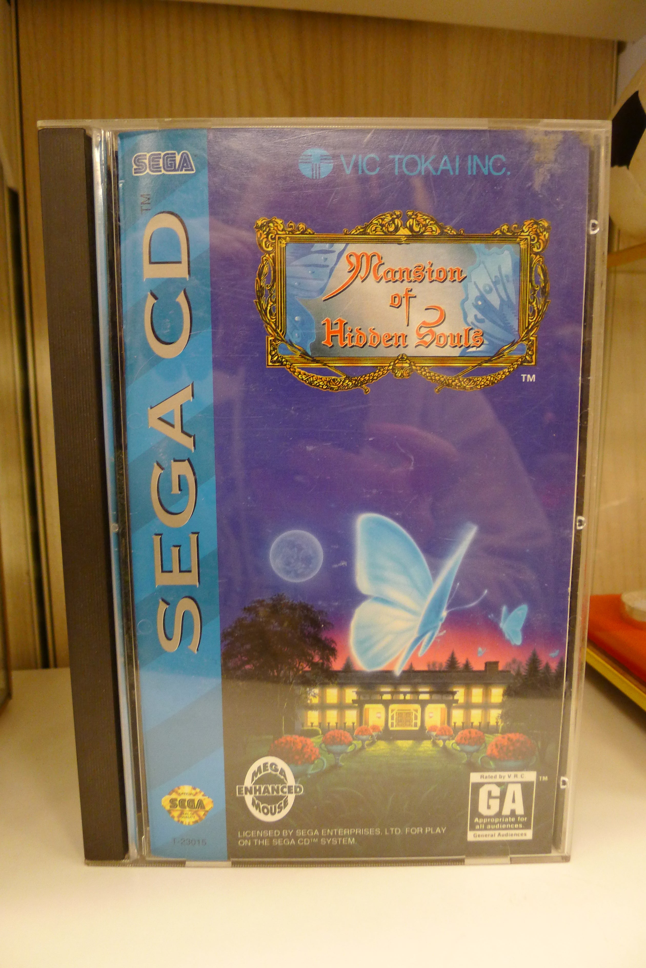 Mansion of Hidden Souls – SEGA CD – Komplett – Pent Brukt – Retro Sega Classic