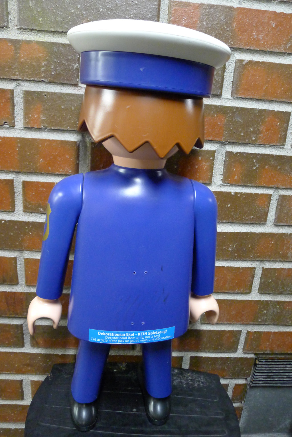 ⭐ Playmobil Politimann – Stor Dekorasjonsfigur (63cm høy!) ⭐