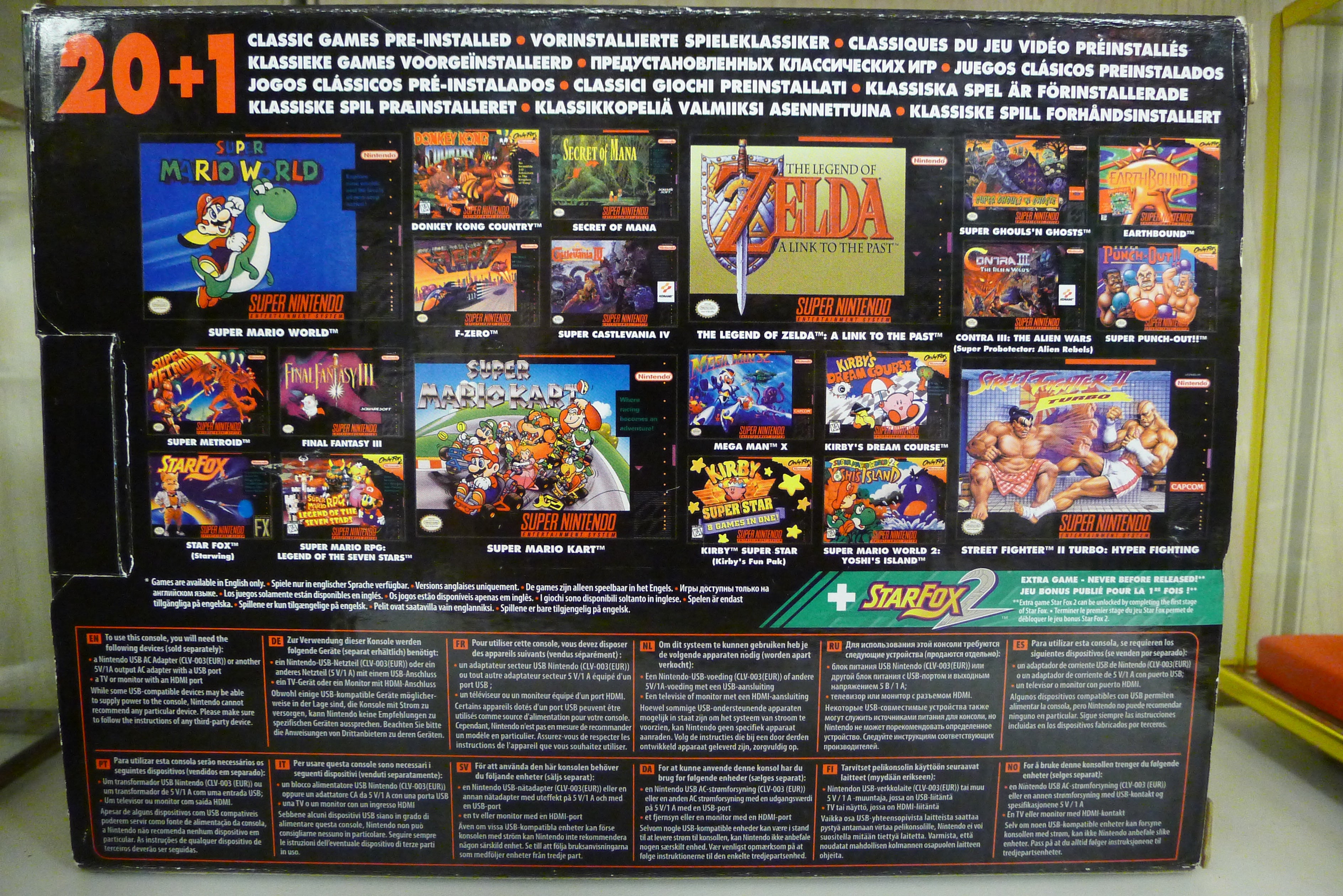 Oversikt over alle 21 forhåndsinstallerte spill