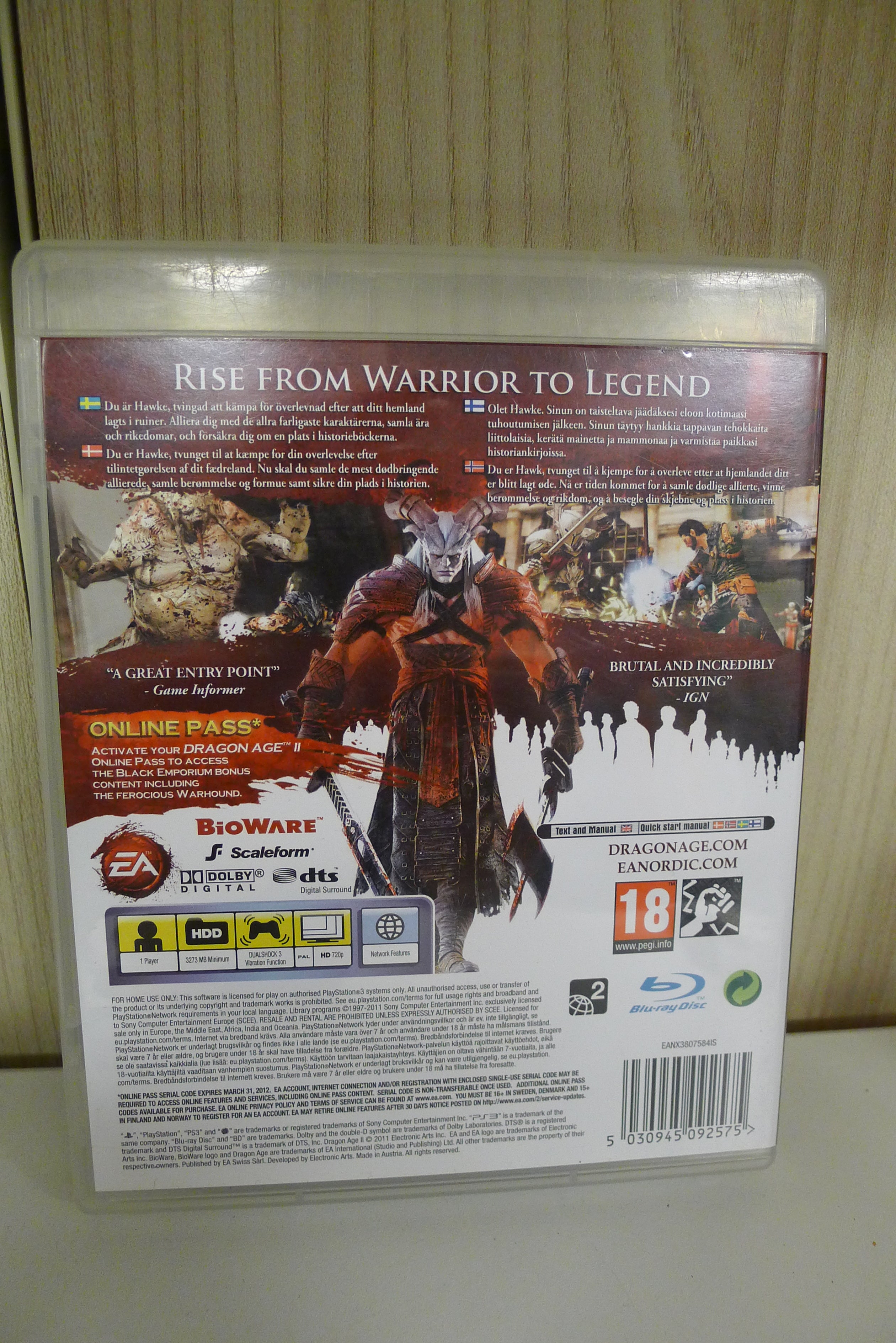 Dragon Age II (PS3)