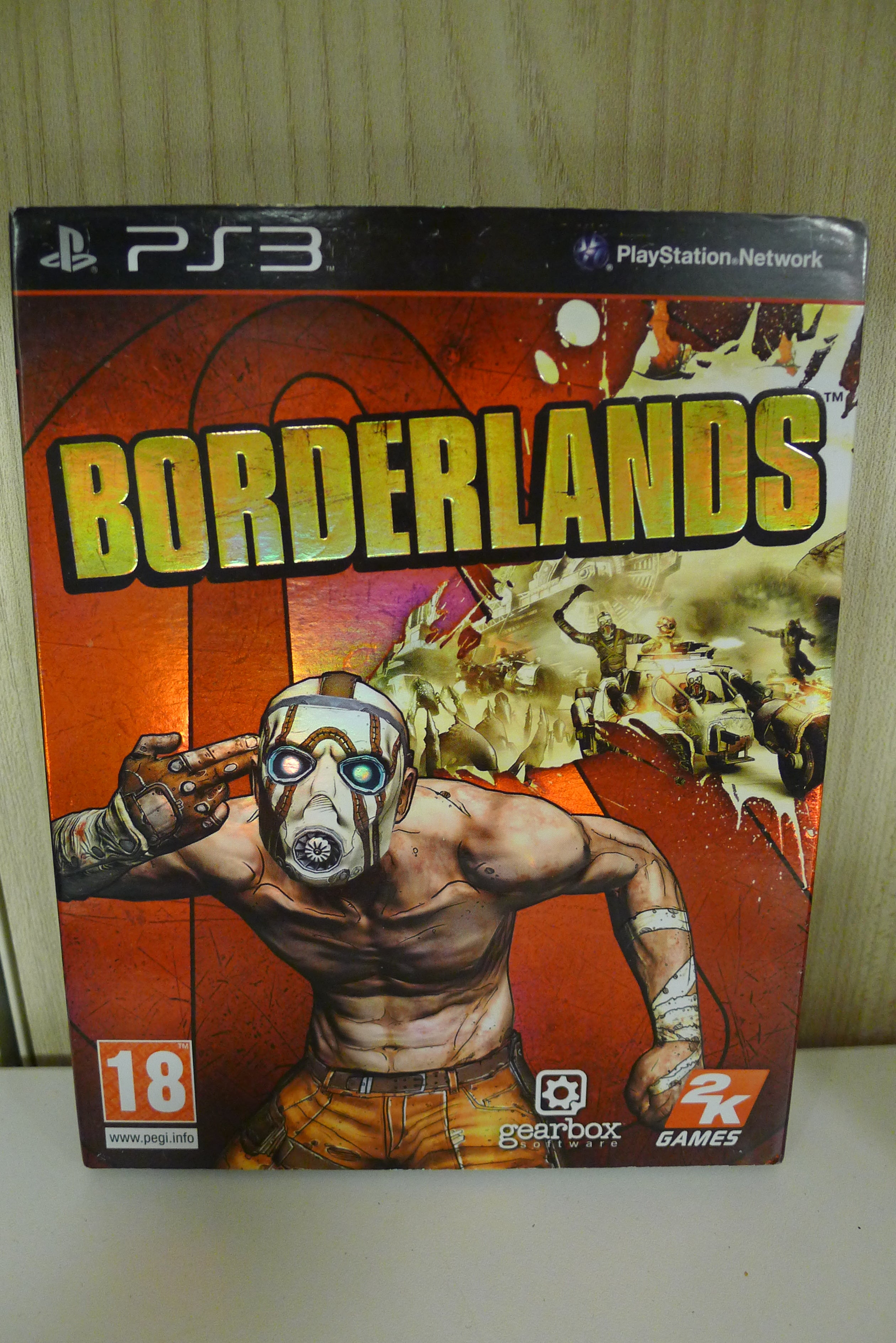 Forside av Borderlands til PlayStation 3.