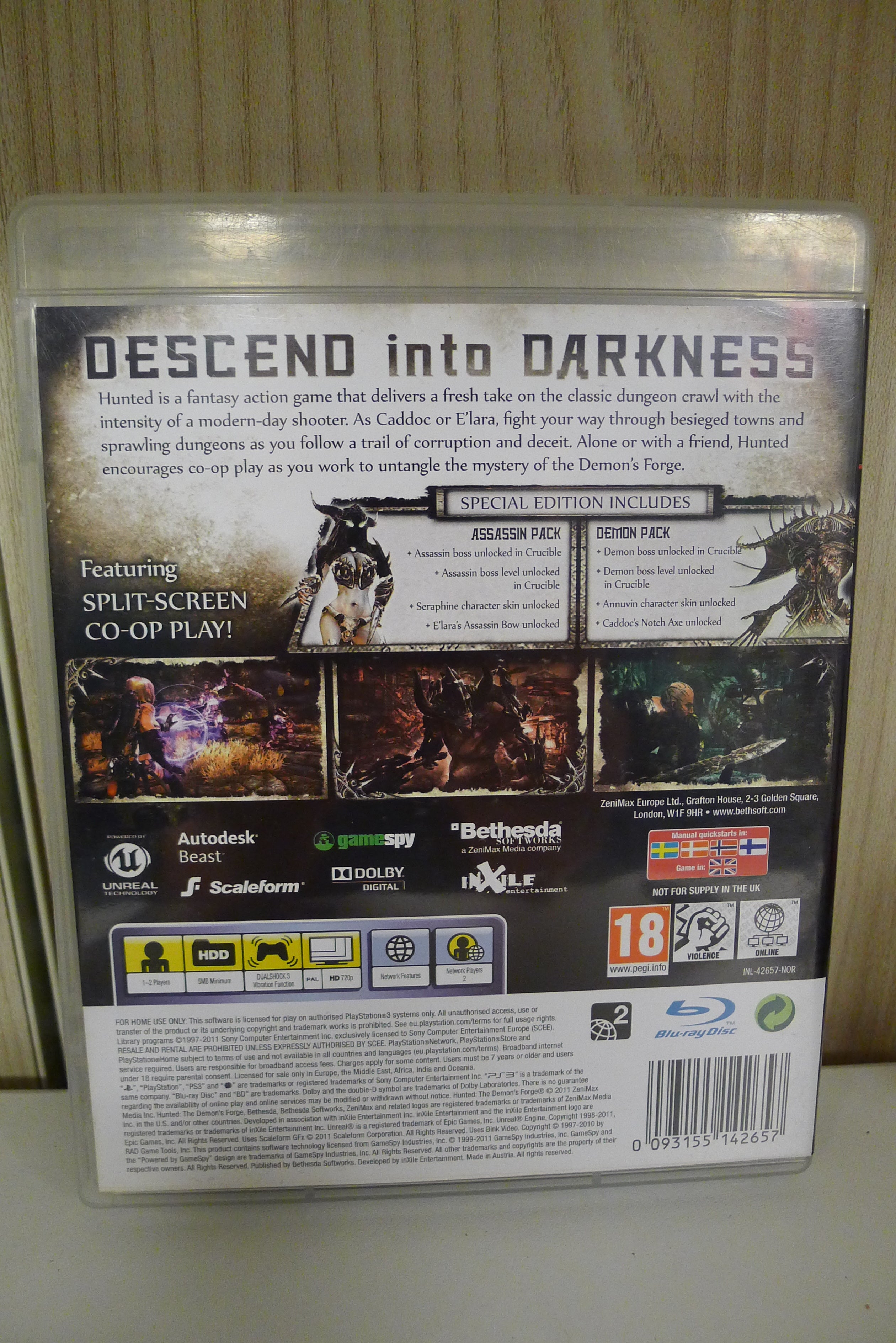 ⚔️ Hunted: The Demon’s Forge – Special Edition – PS3