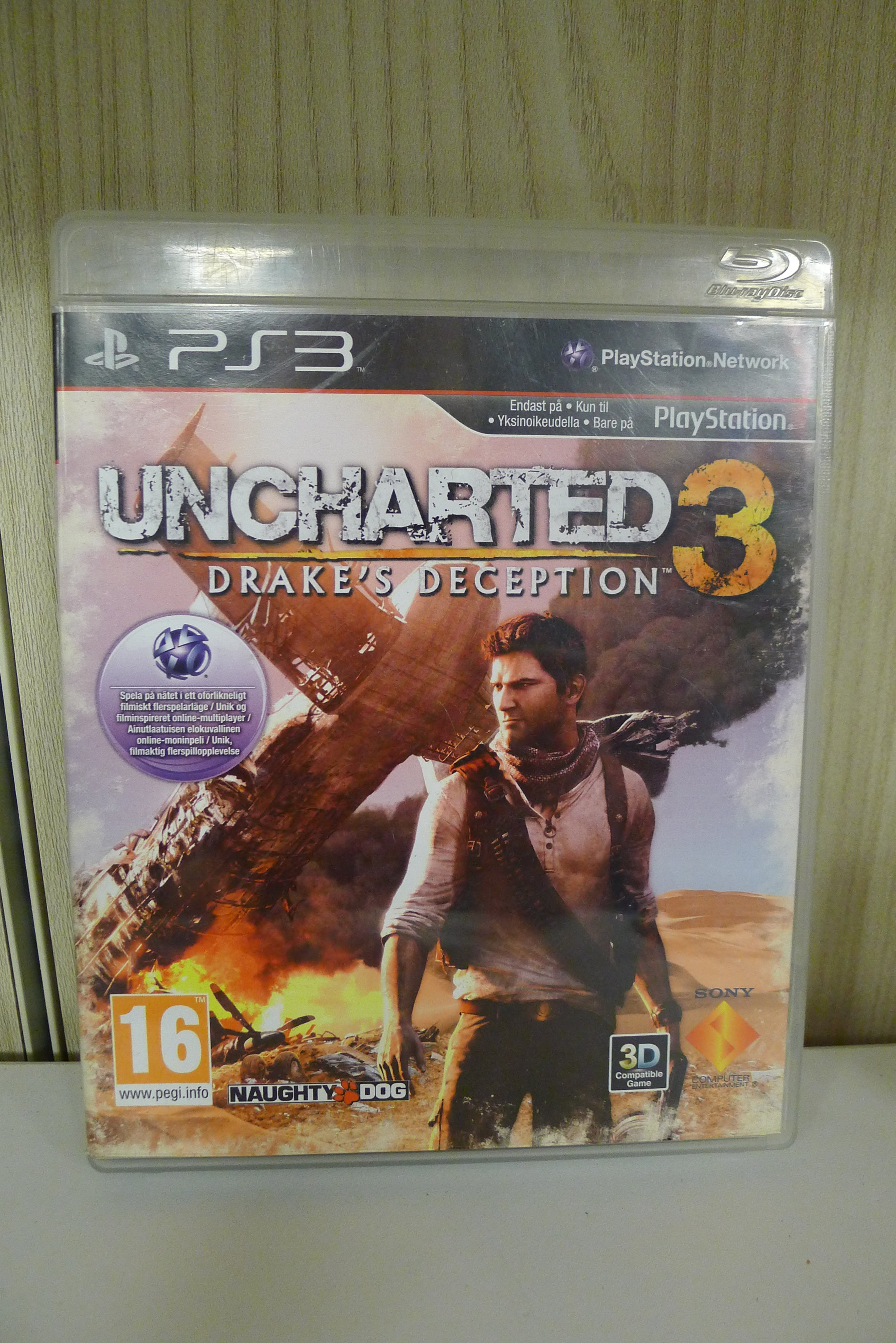 Uncharted 3: Drake’s Deception – PS3 originalutgave (brukt)