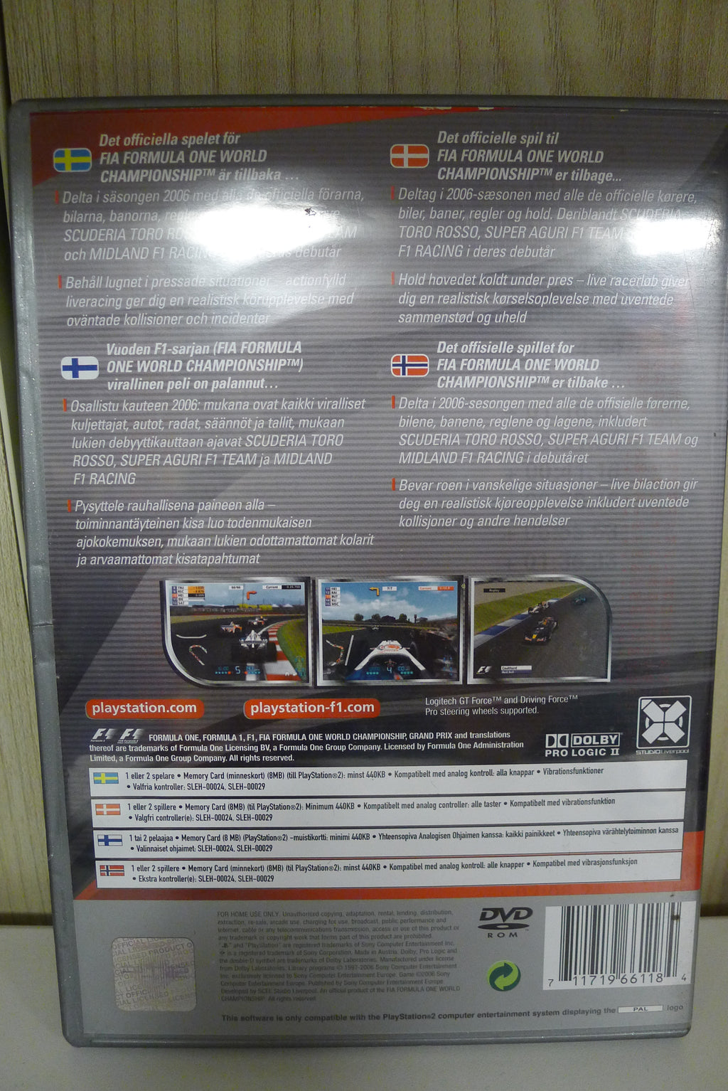 🏎️ F1 06 – Platinum (PS2)