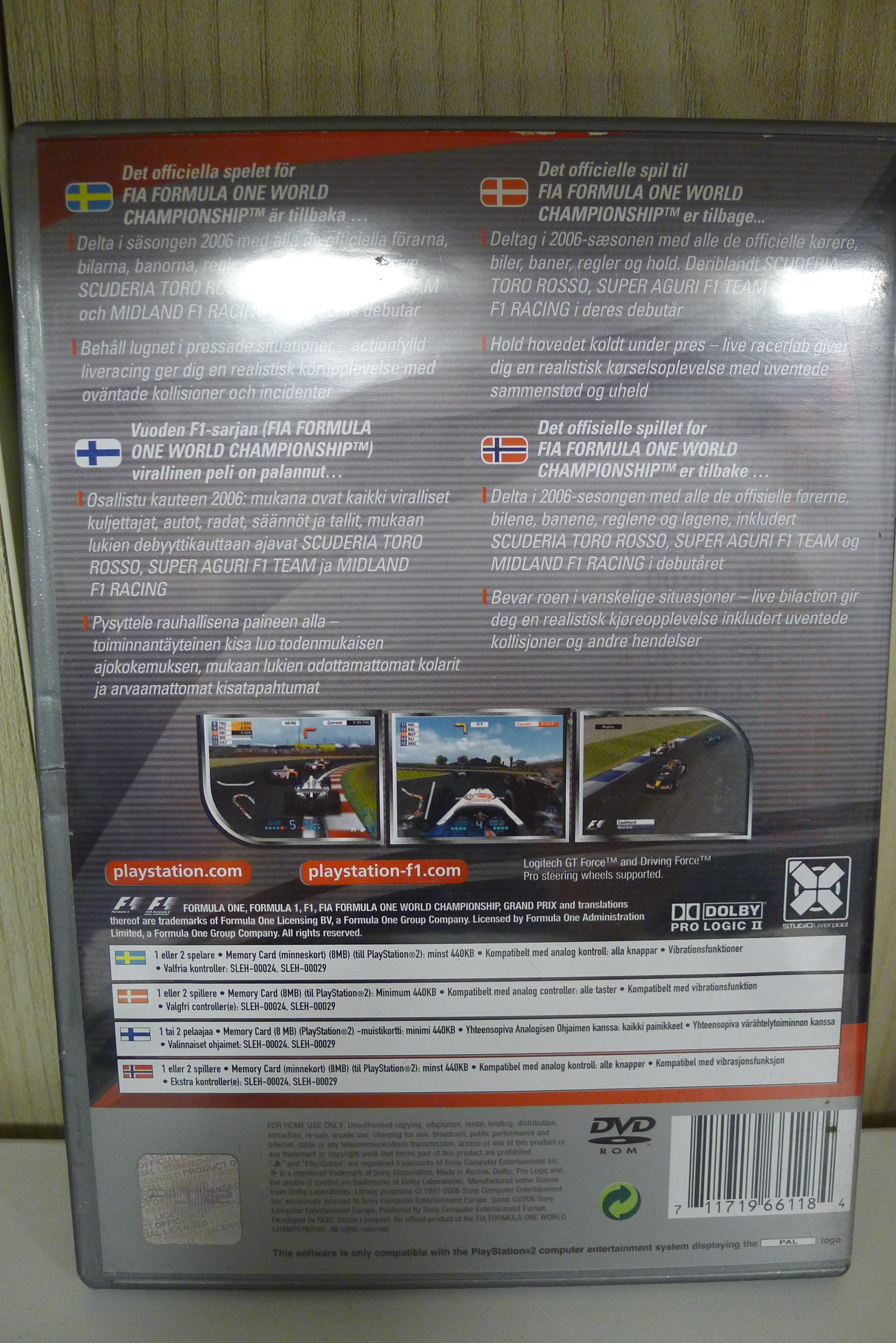 🏎️ F1 06 – Platinum (PS2)