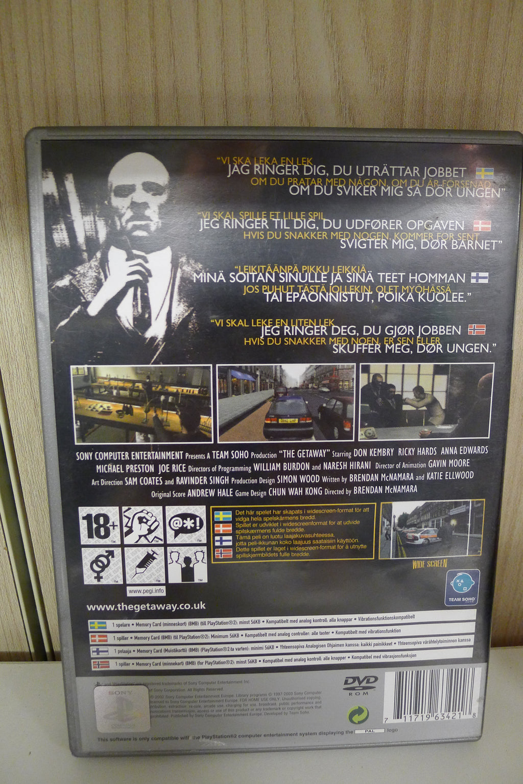 🚔 The Getaway – Platinum (PS2)