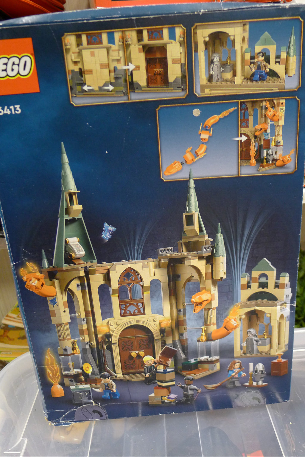 LEGO Harry Potter 76413 – Hogwarts Room of Requirement, original eske bakside