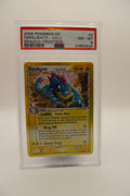 Forside av PSA 8 Feraligatr Holo #2 – Dragon Frontiers