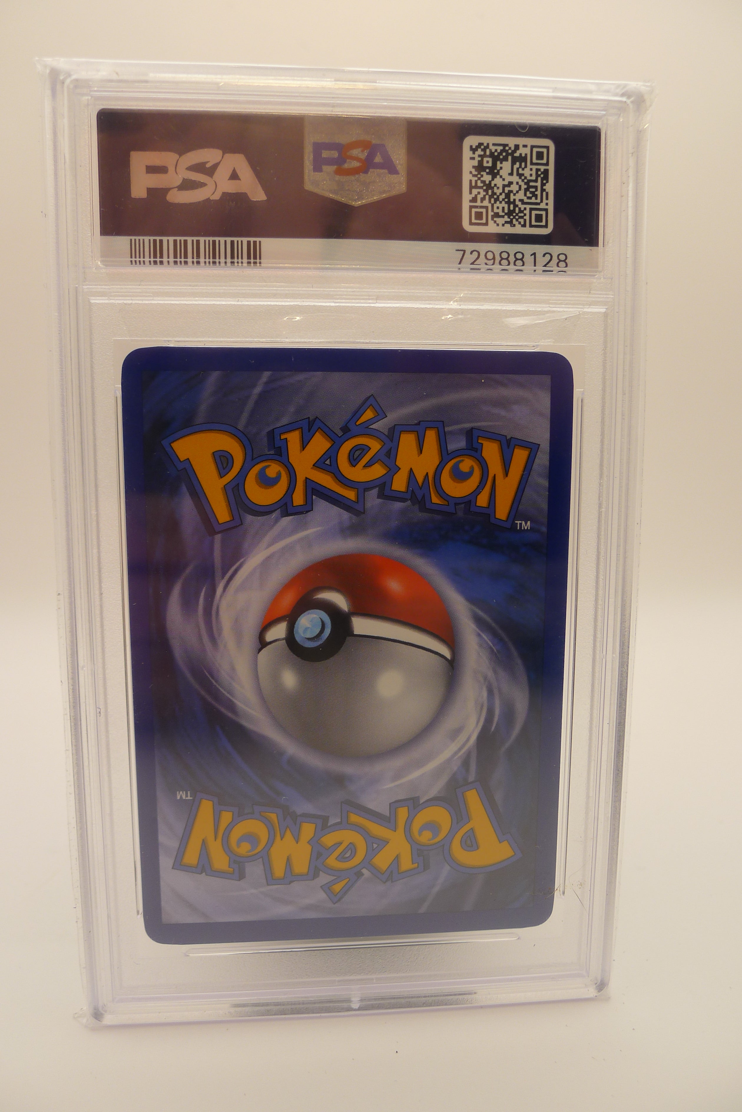 Original Pokémon-bakside i PSA-forseglet slab