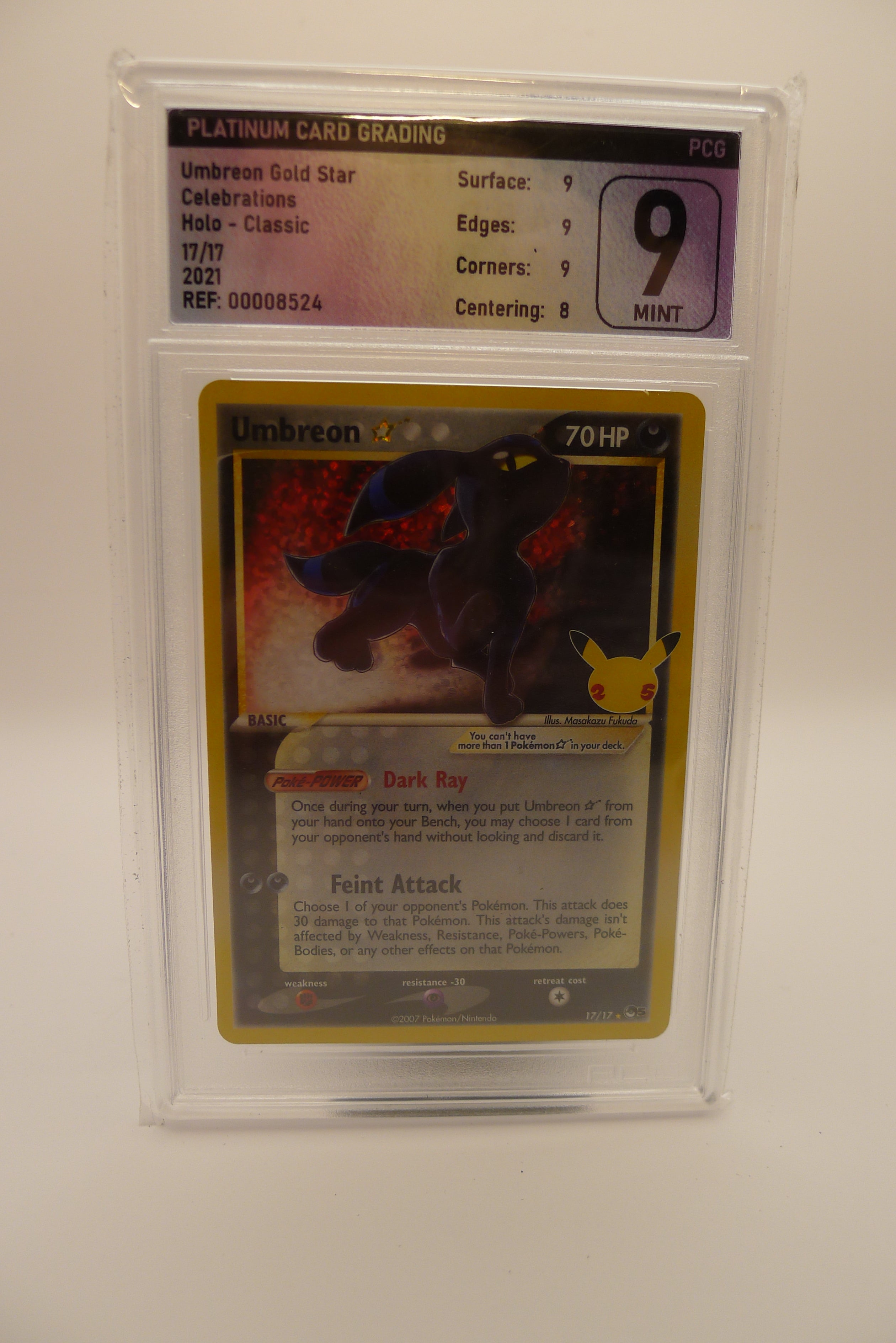 Umbreon Gold Star – PCG 9 Mint