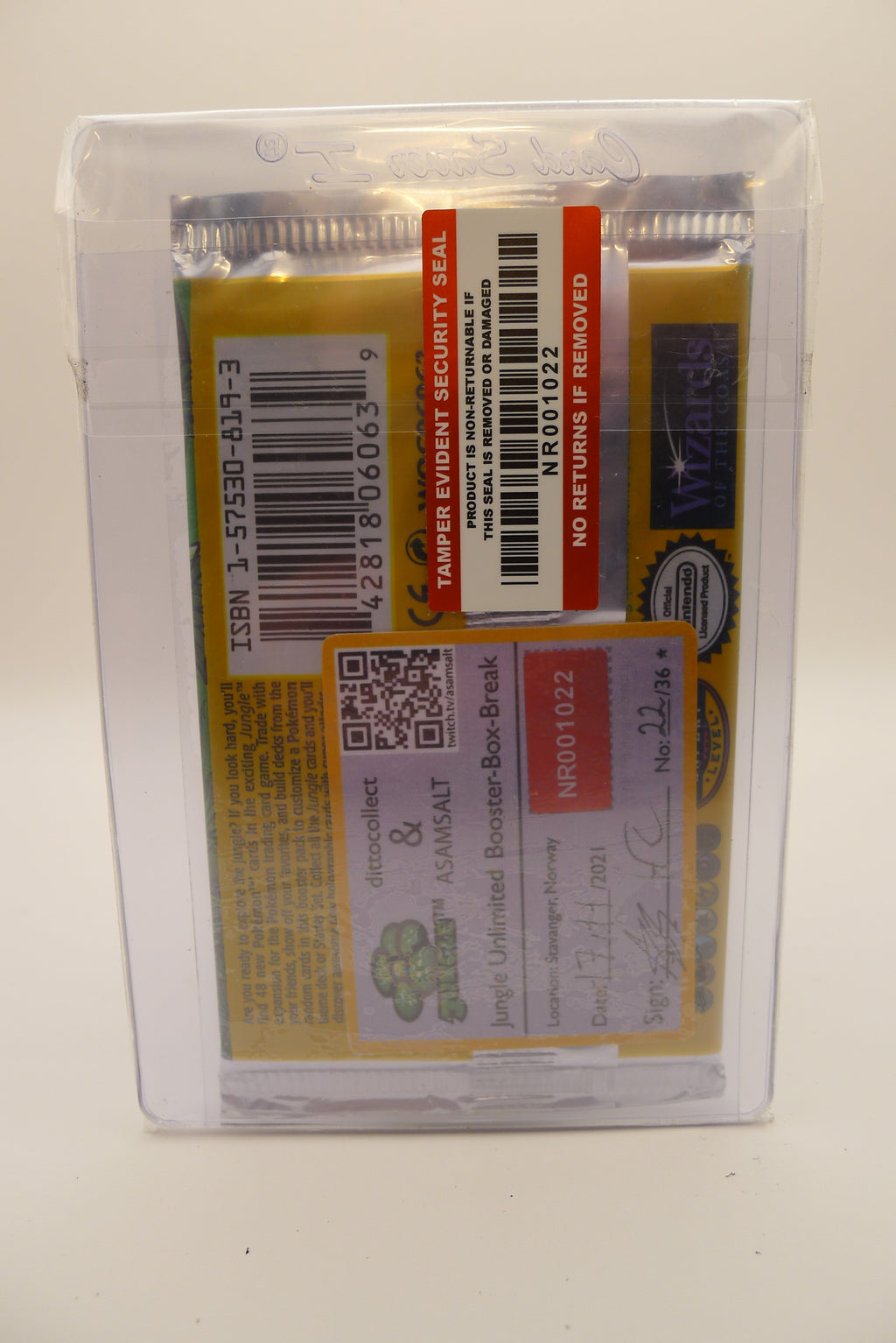 Bakside av Jungle booster pack