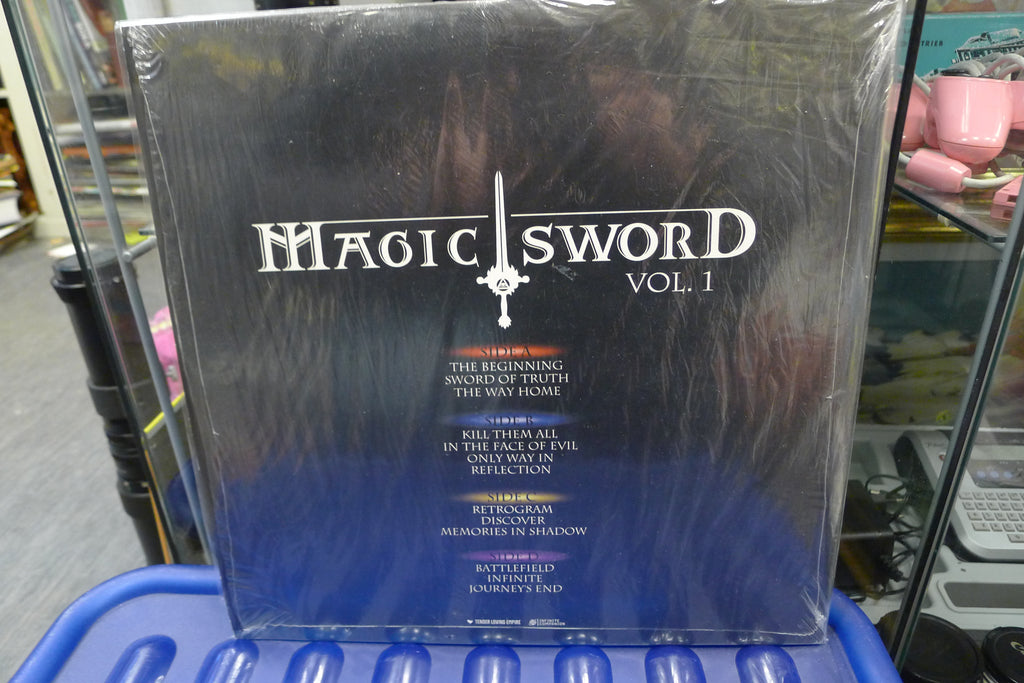 Magic Sword Vol. 1 vinyl – bakside med tracklist