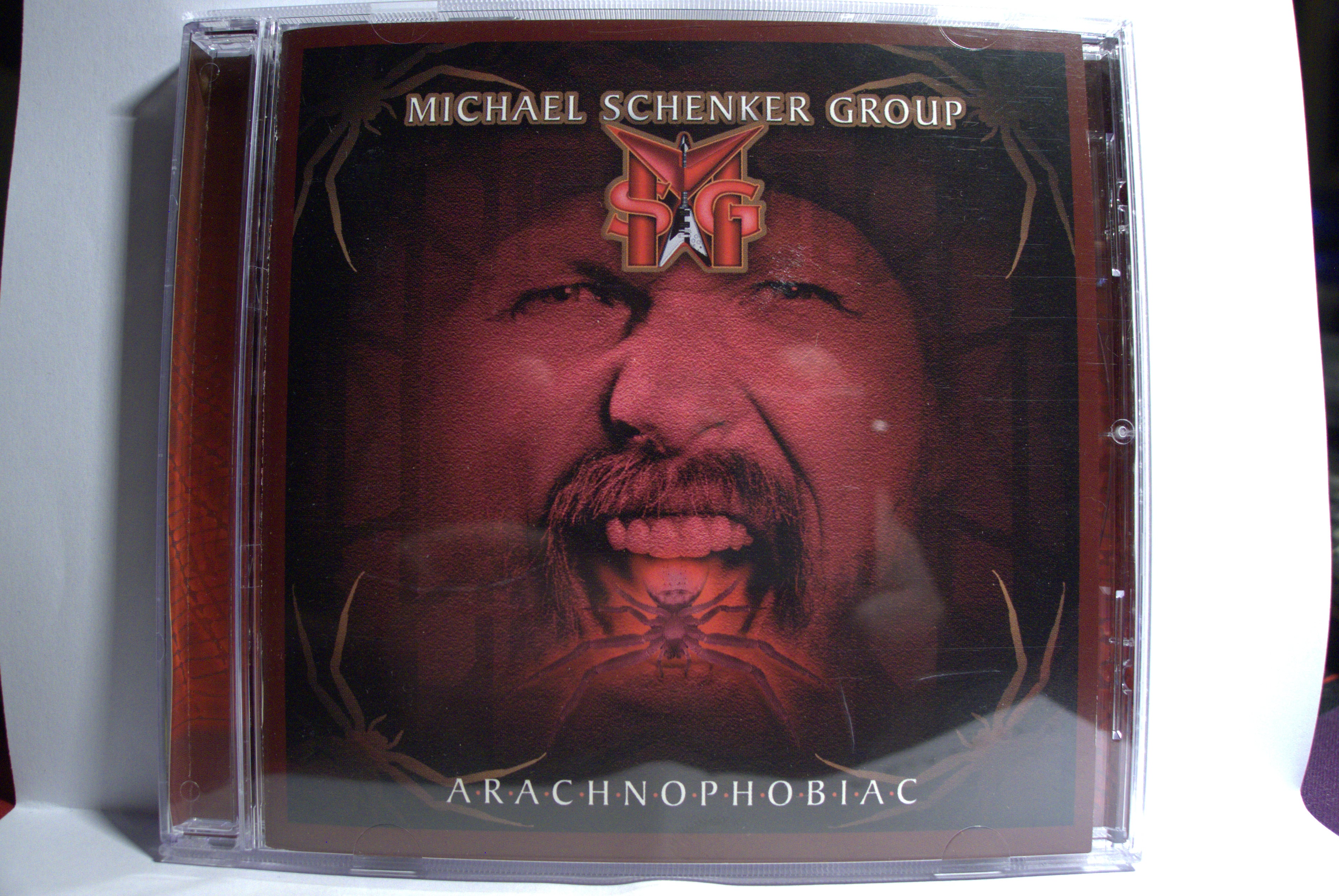Michael Schenker Group – Arachnophobiac (CD). Original utgivelse i Near Mint-tilstand.