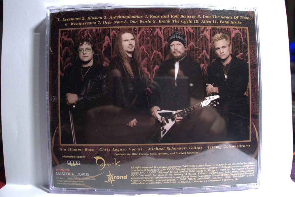 Michael Schenker Group – Arachnophobiac (CD). Original utgivelse i Near Mint-tilstand.