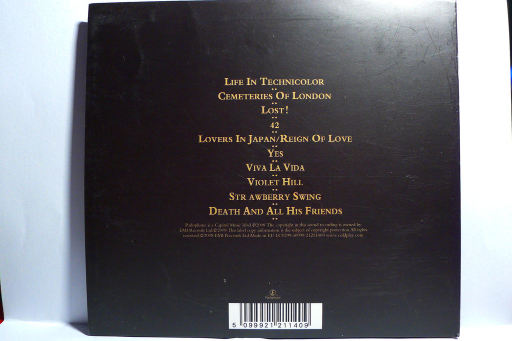 Coldplay – Viva La Vida or Death and All His Friends (CD), Near Mint stand.
