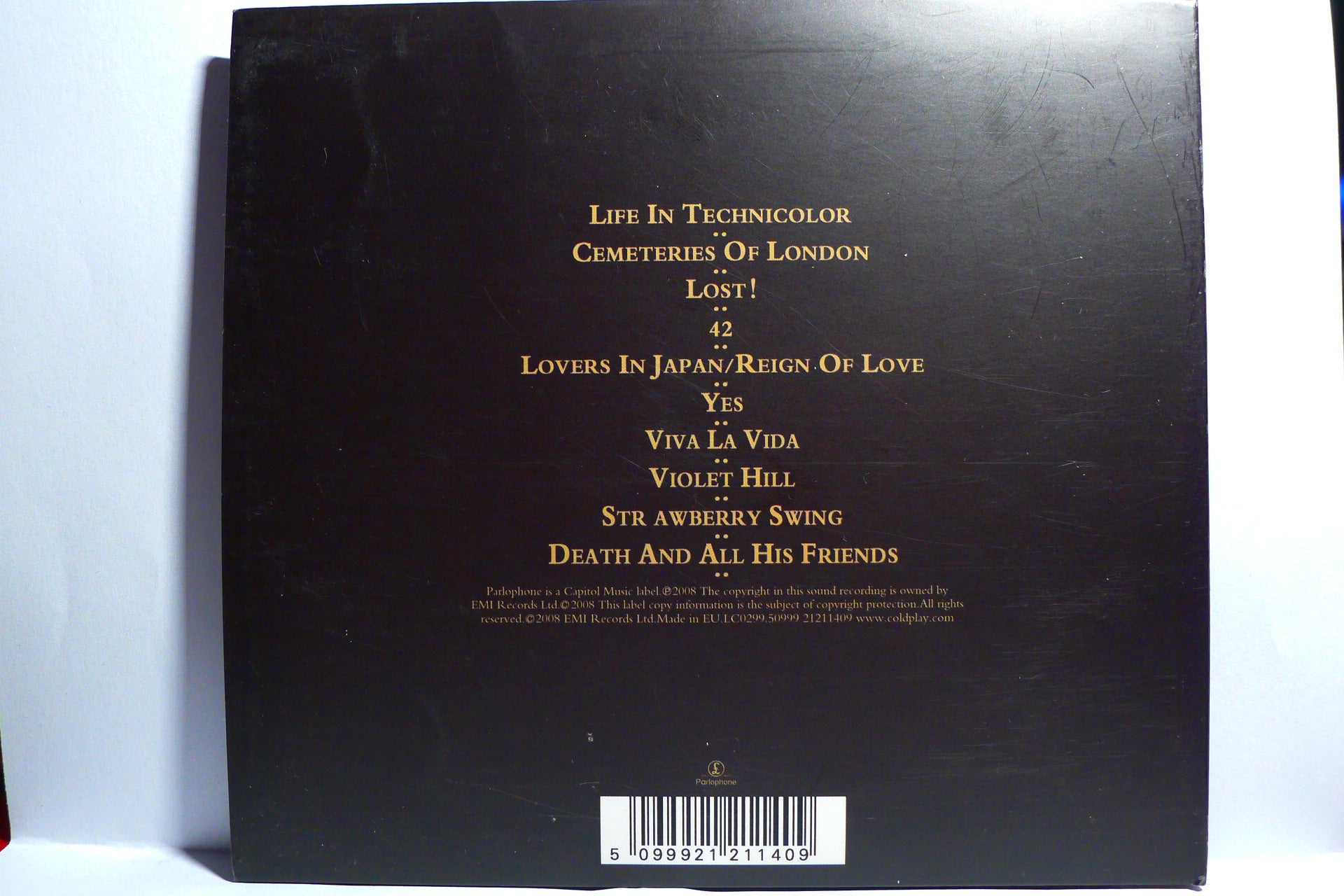 Coldplay – Viva La Vida or Death and All His Friends (CD), Near Mint stand.