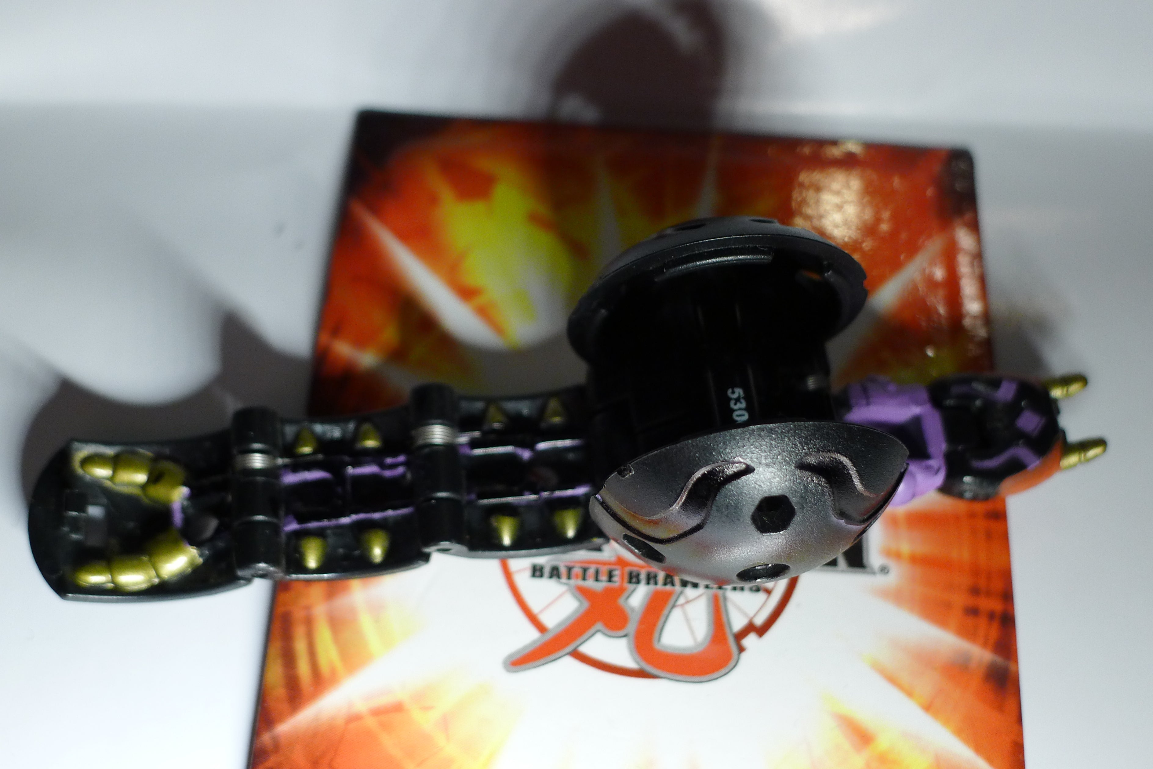 Bakugan Darkus Centipoid sett ovenfra – leddet kropp