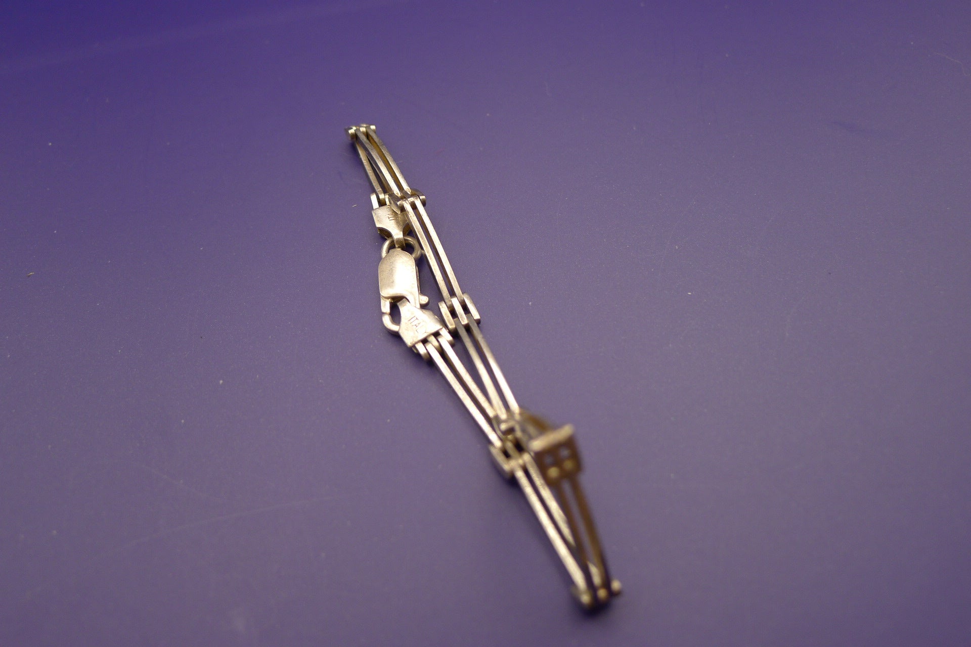 925 sterling sølvarmbånd med klassisk lenkedesign – oversiktsbilde