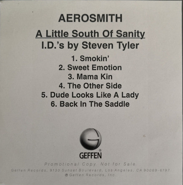 Aerosmith – A Little South Of Sanity